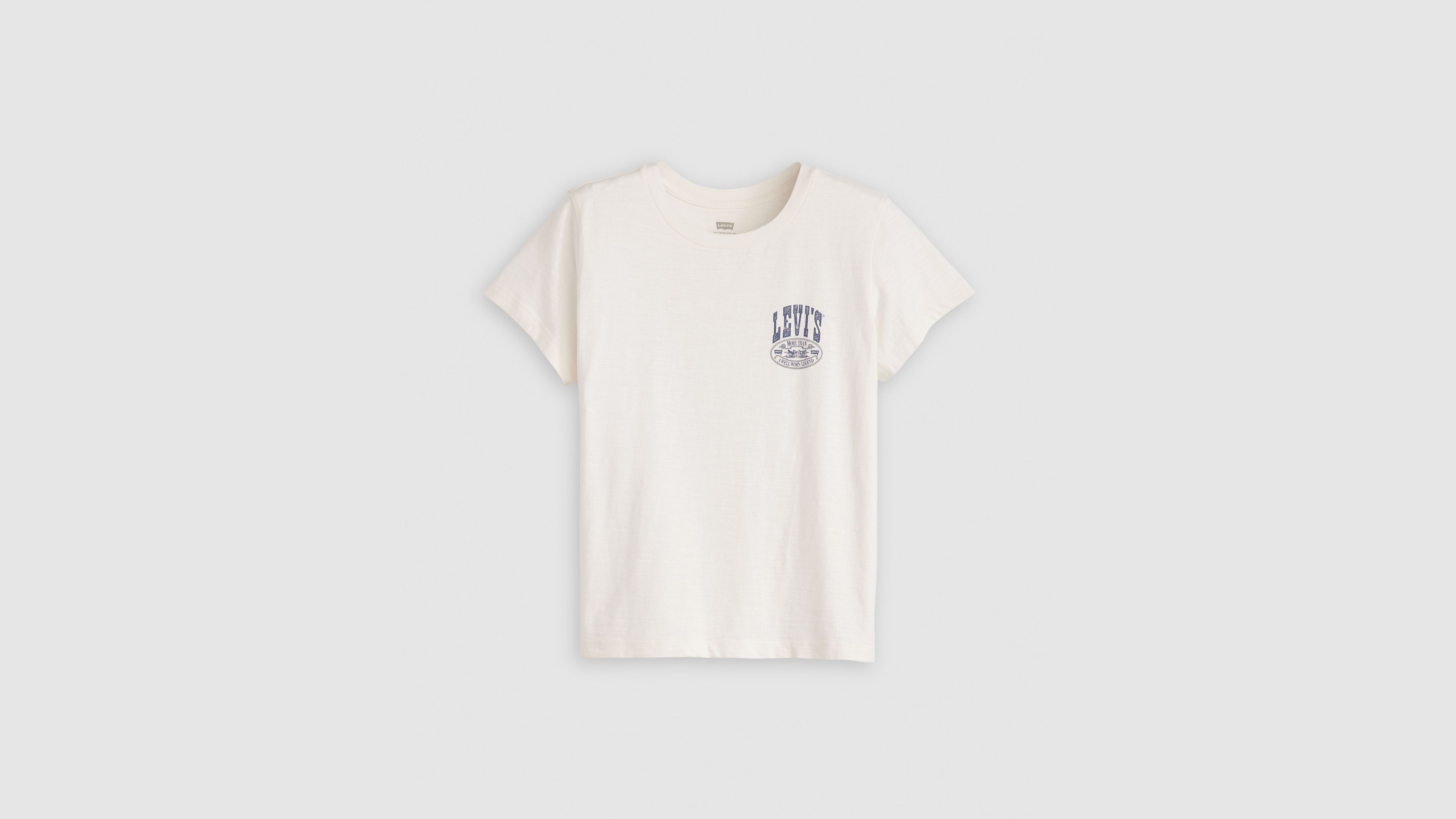 Levi's Graphic Boxy T-shirt In Sugar Swizzle