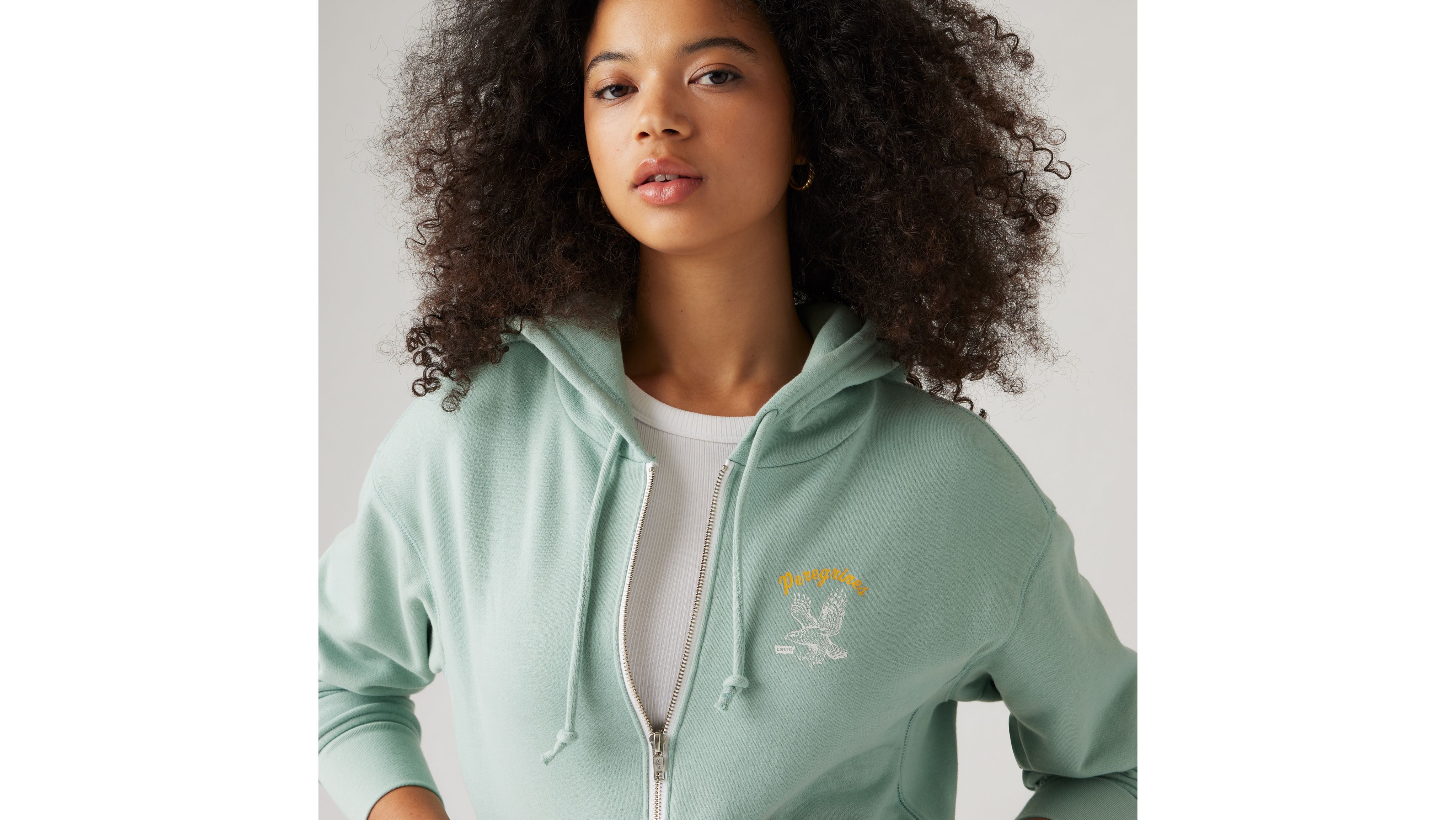 Graphic Heritage Zip-up Hoodie Sweatshirt - Blue | Levi's® US