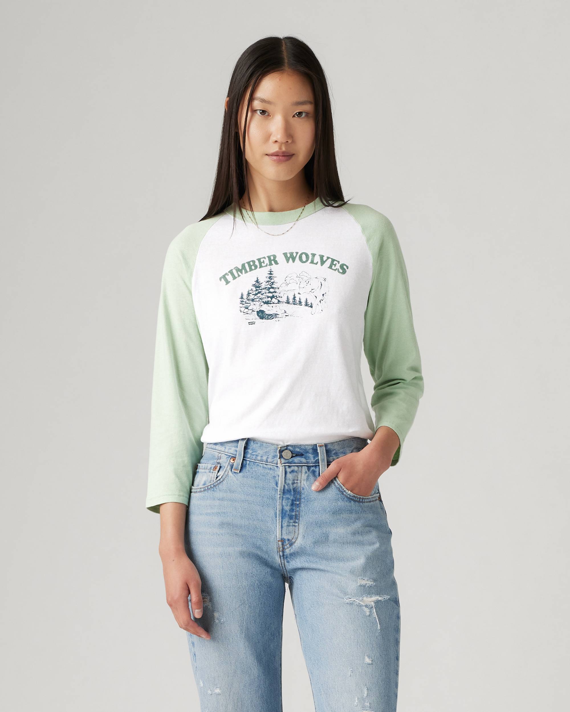 Graphic Baseball T-shirt - White | Levi's® US Graphic Baseball T-shirt - White | Levi's® US