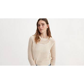 Superbloom Crochet Long Sleeve Top 4