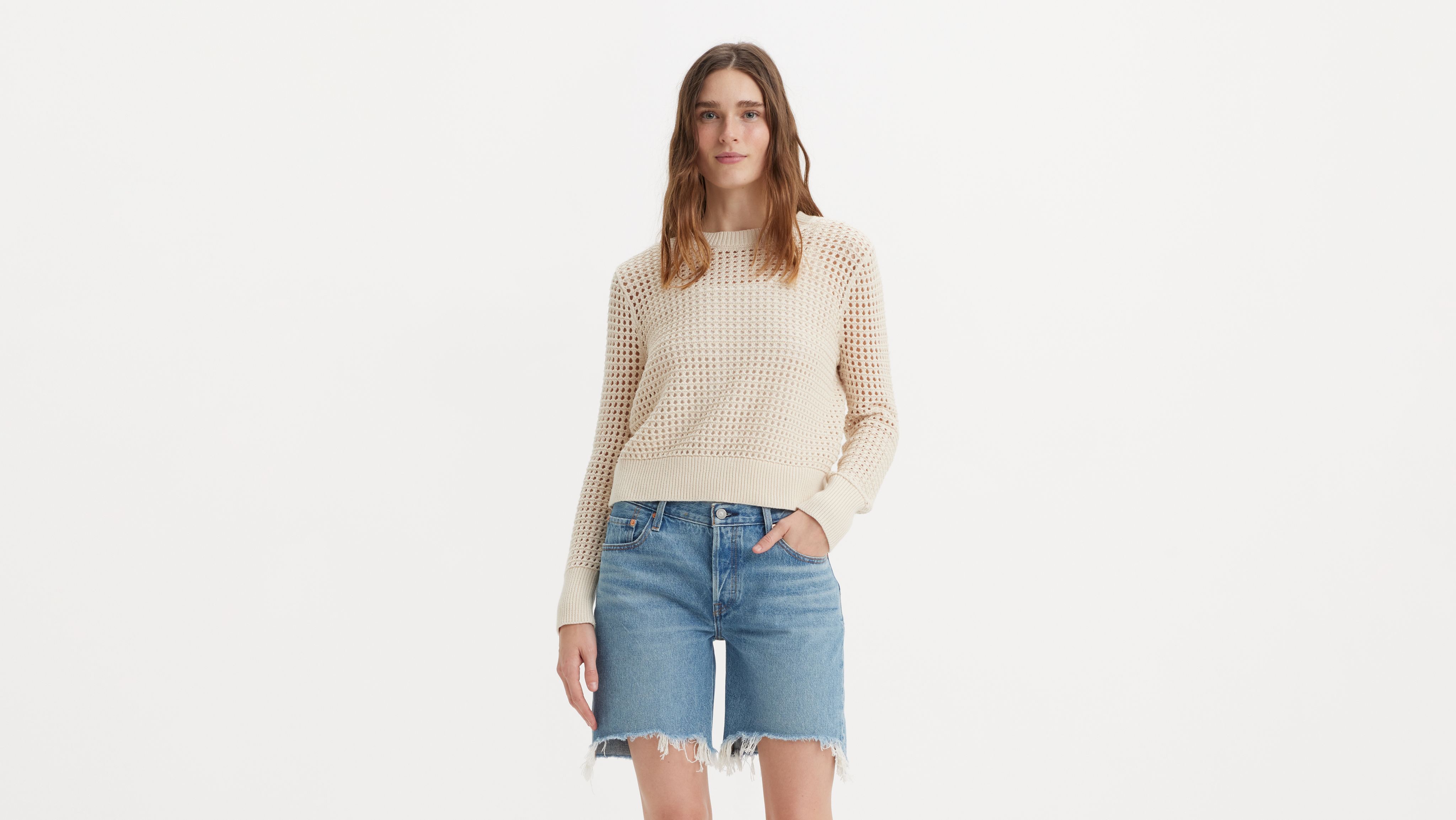 Superbloom Crochet Long Sleeve Top