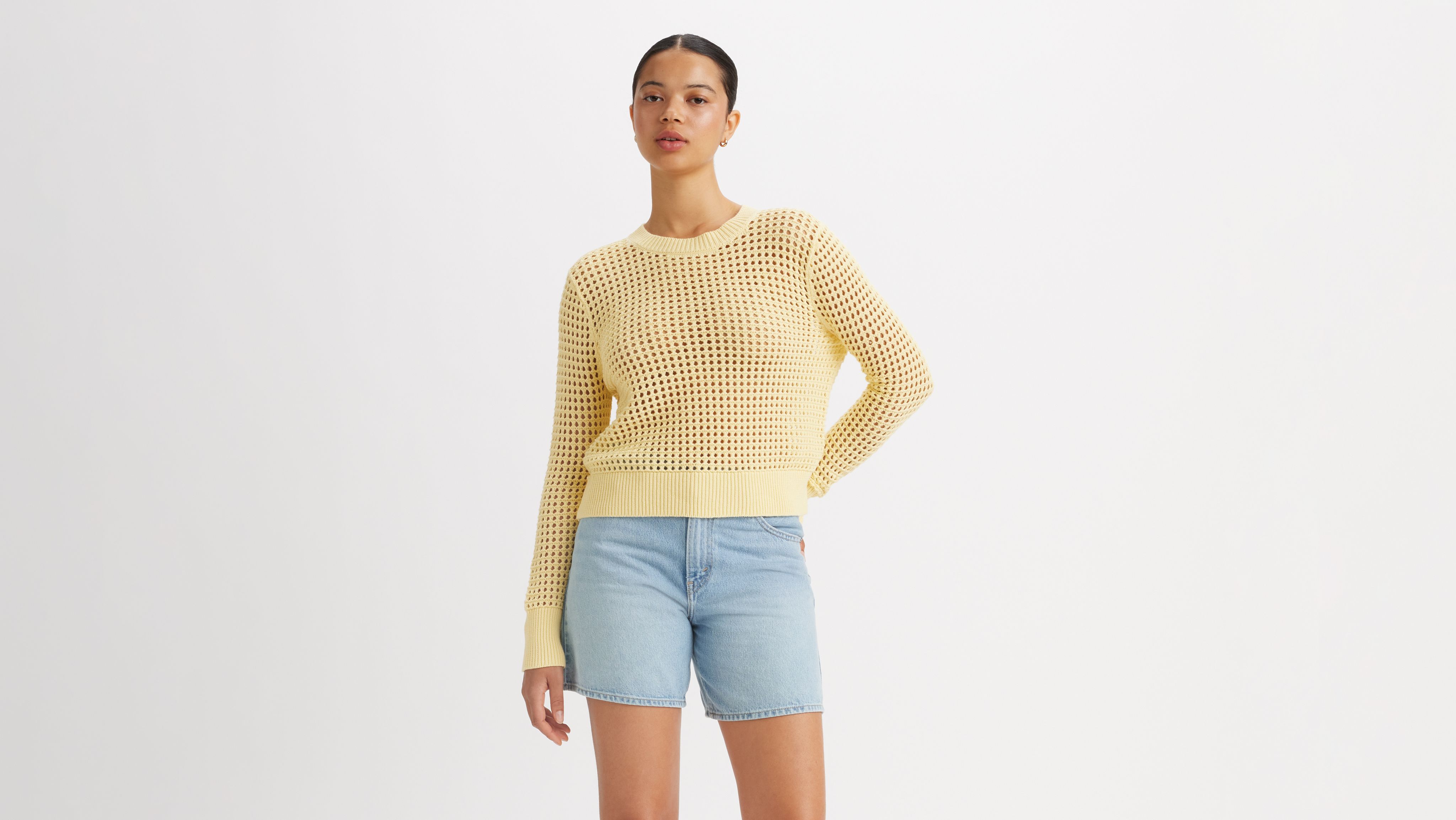 トップス Lou Superbloom Crochet Long Sleeve Top - Yellow | Levi's® US