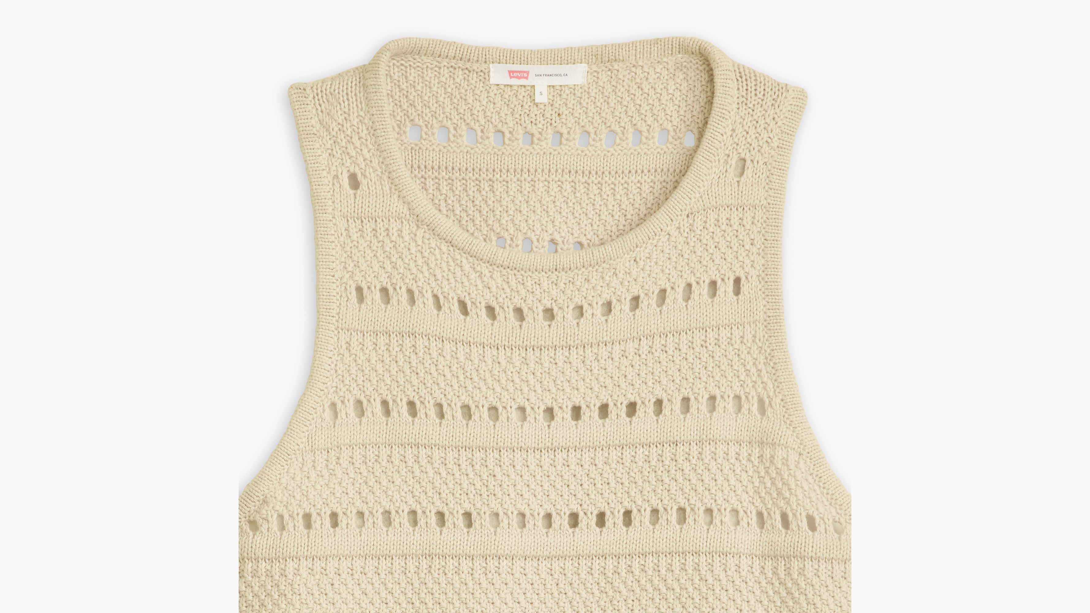 Superbloom Crochet Sweater Tank Top 4