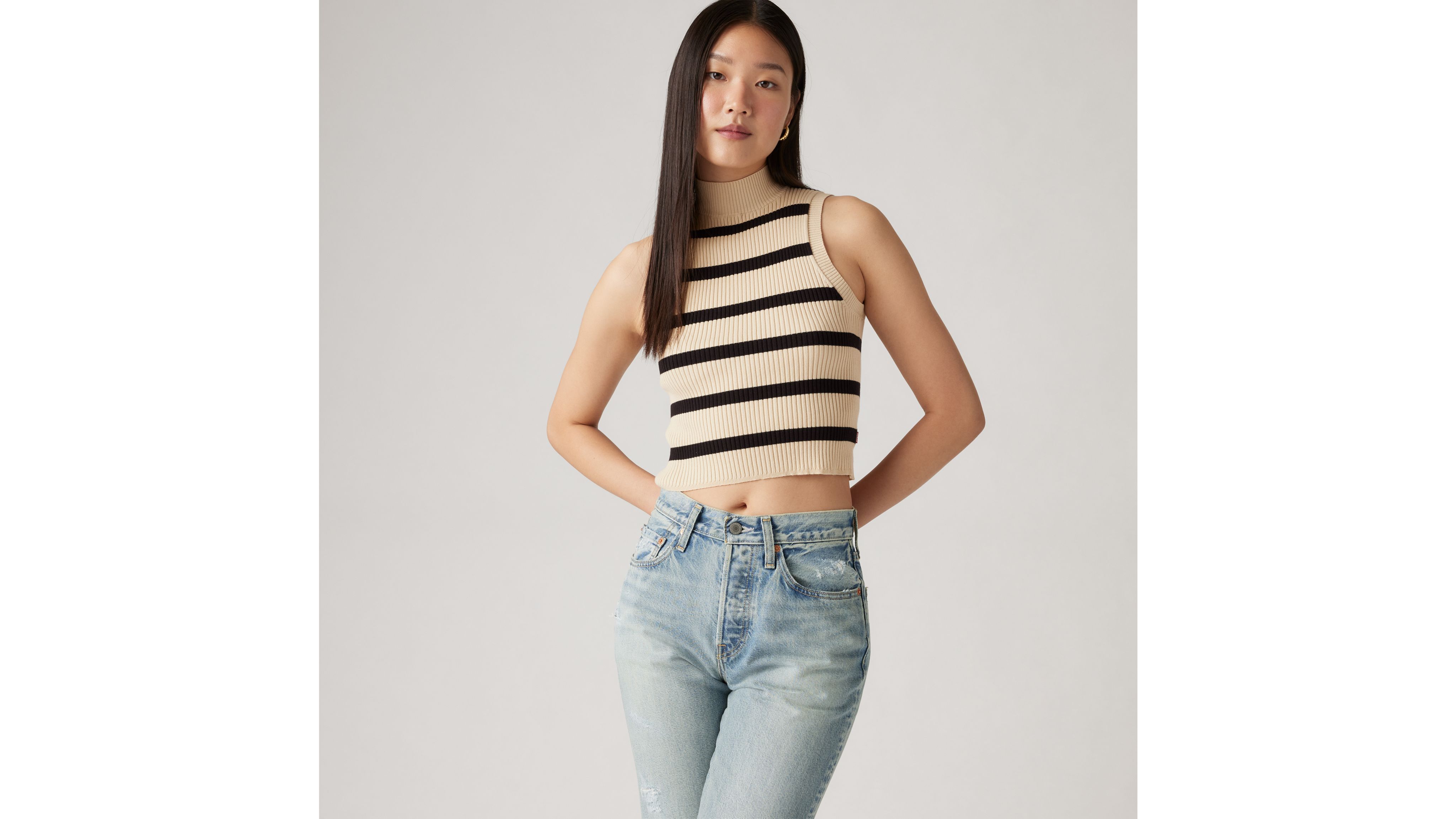 Tulip Mockneck Tank Top 1