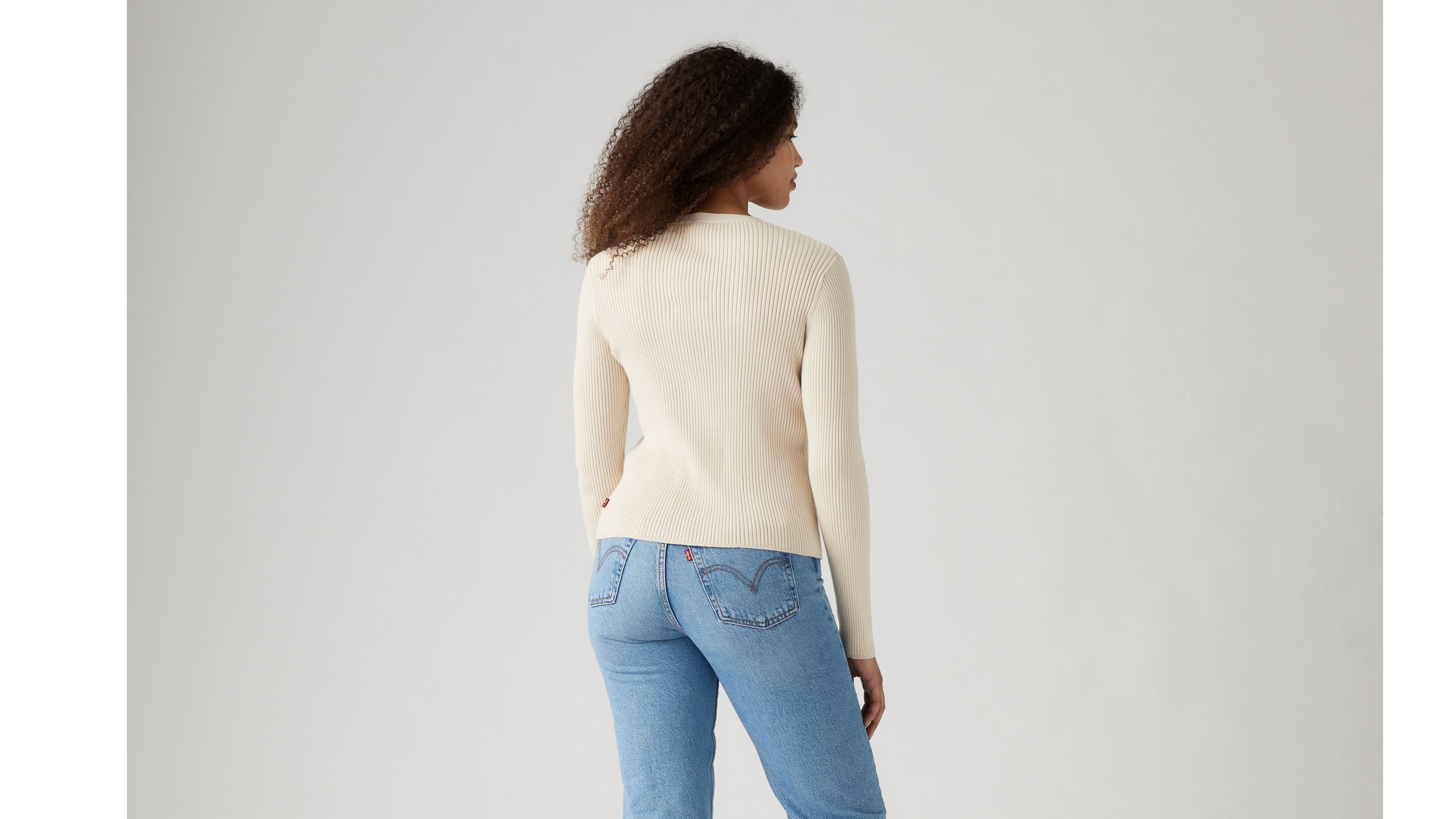 Levi's Tulip Cardigan In Oatmeal Heather