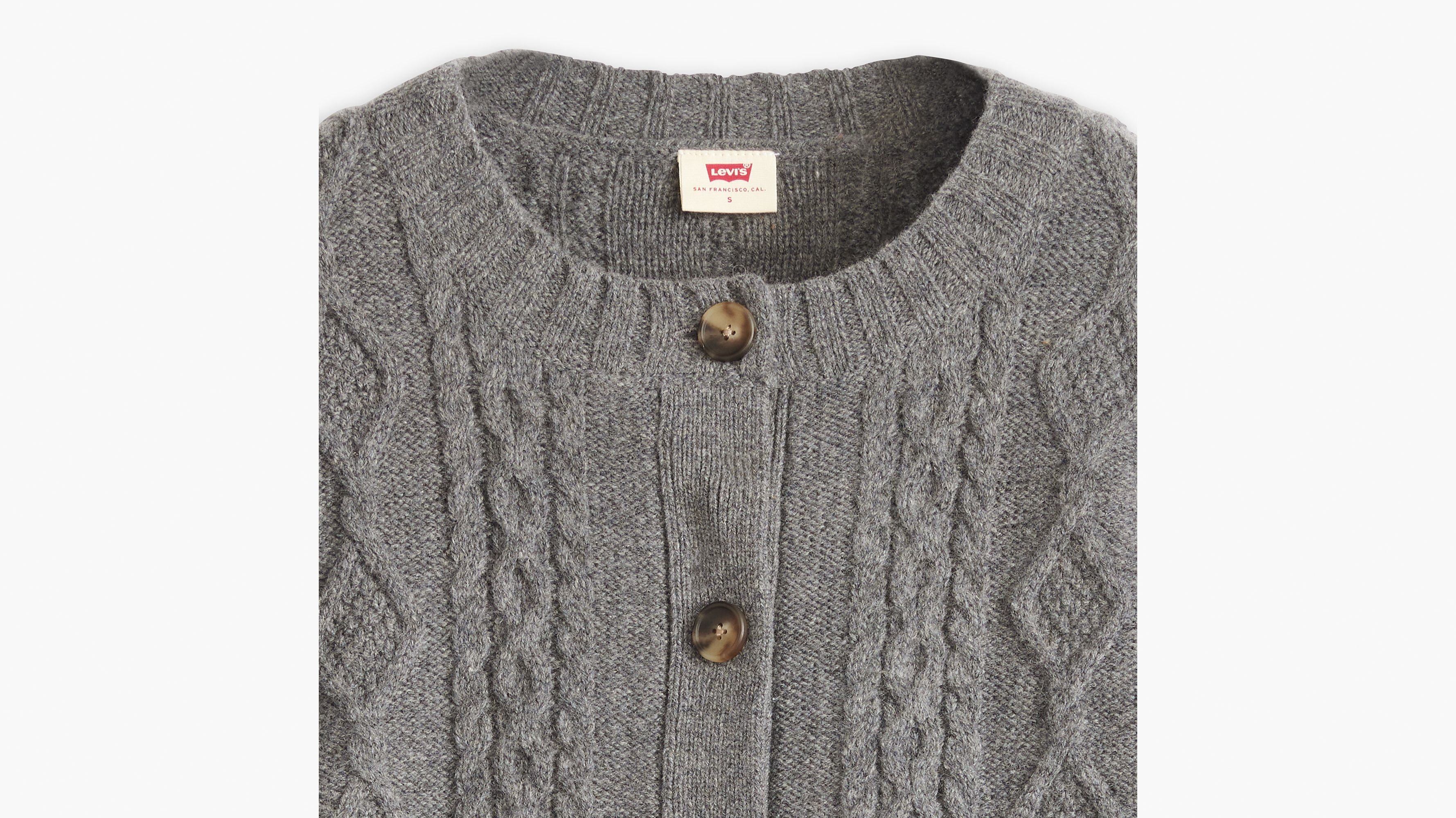 Primrose Cable Cardigan - Grey | Levi's® US