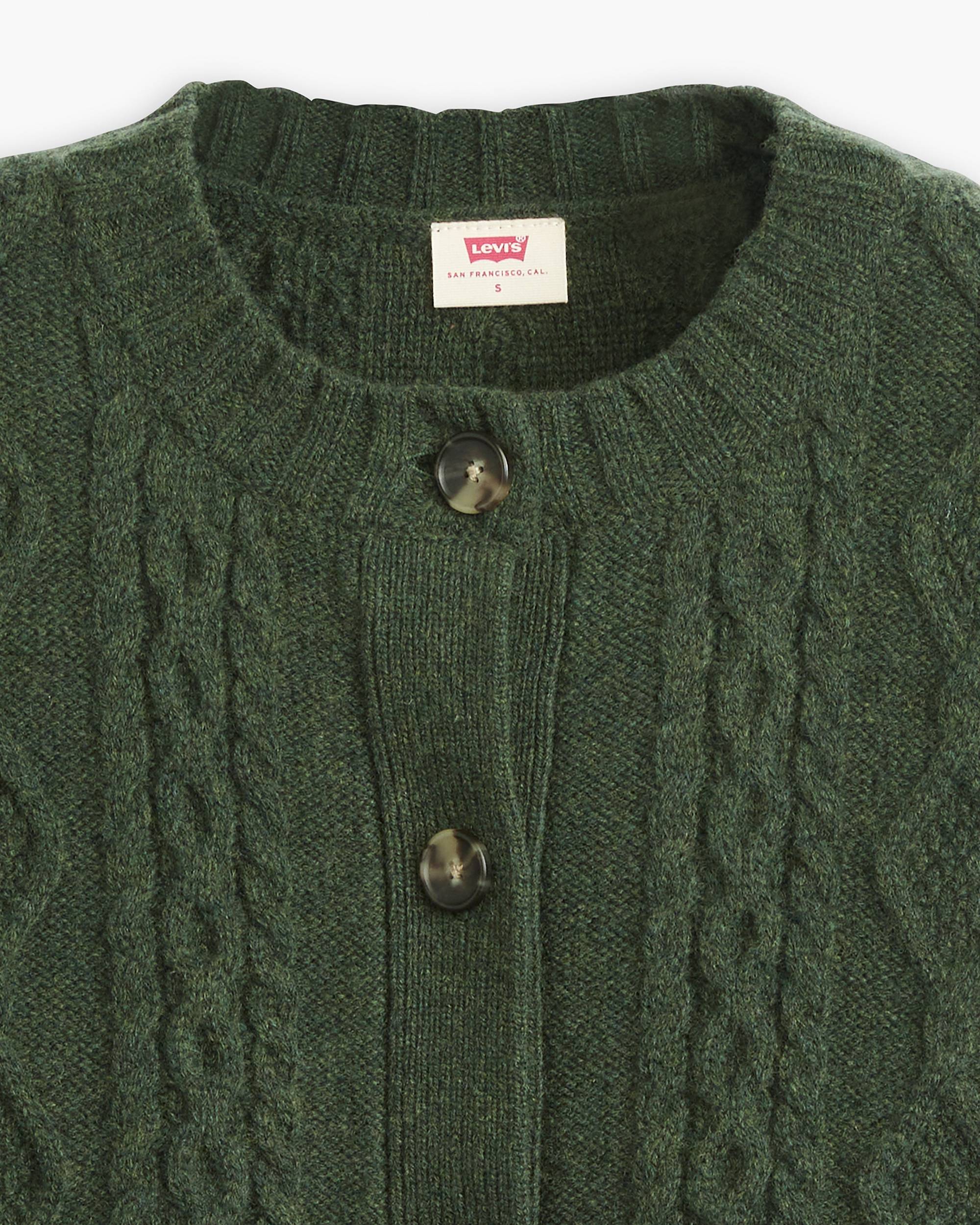 Primrose Cable Cardigan - Green | Levi's® US Primrose Cable Cardigan - Green | Levi's® US