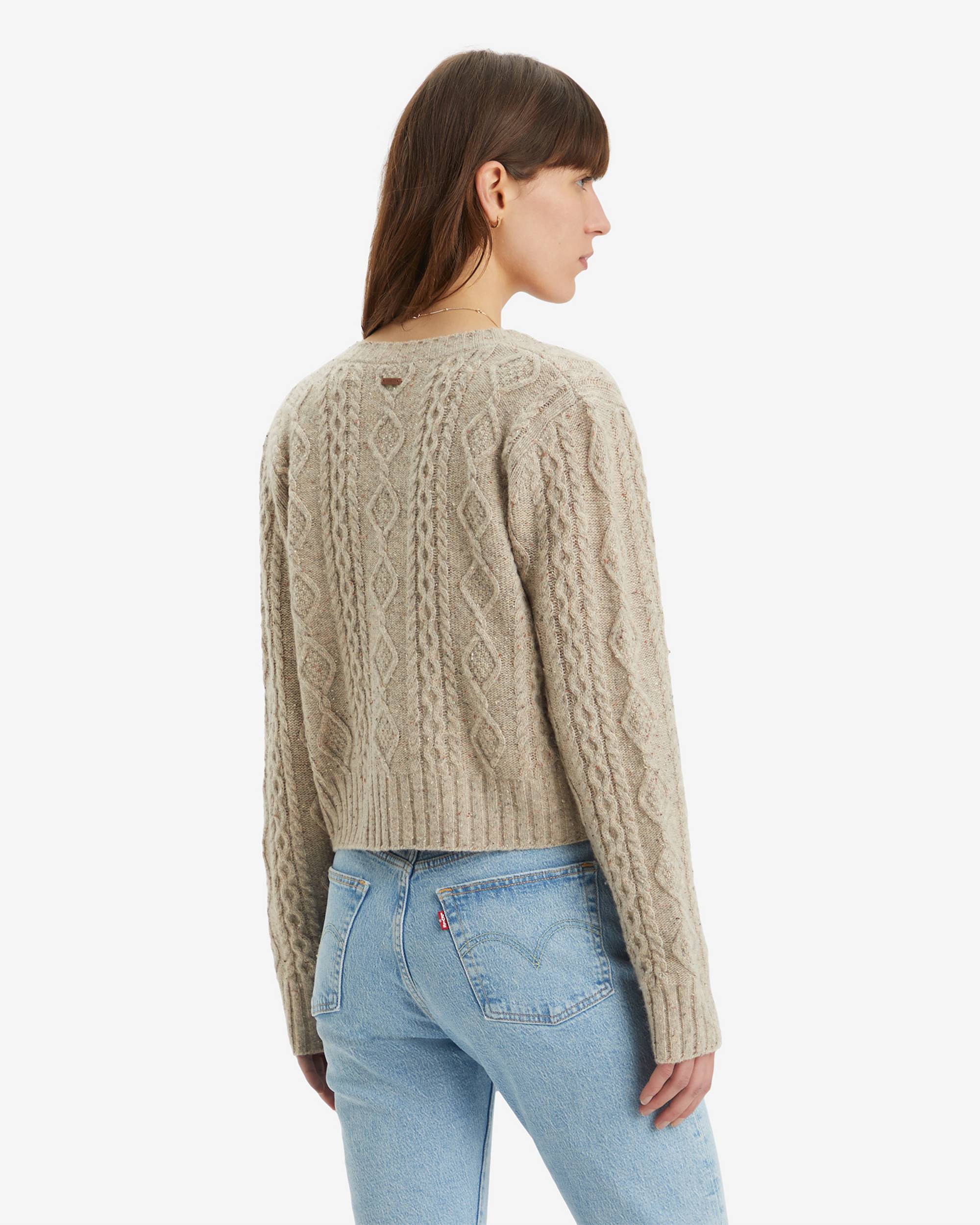 Primrose Cable Cardigan - Tan | Levi's® US Primrose Cable Cardigan - Tan | Levi's® US
