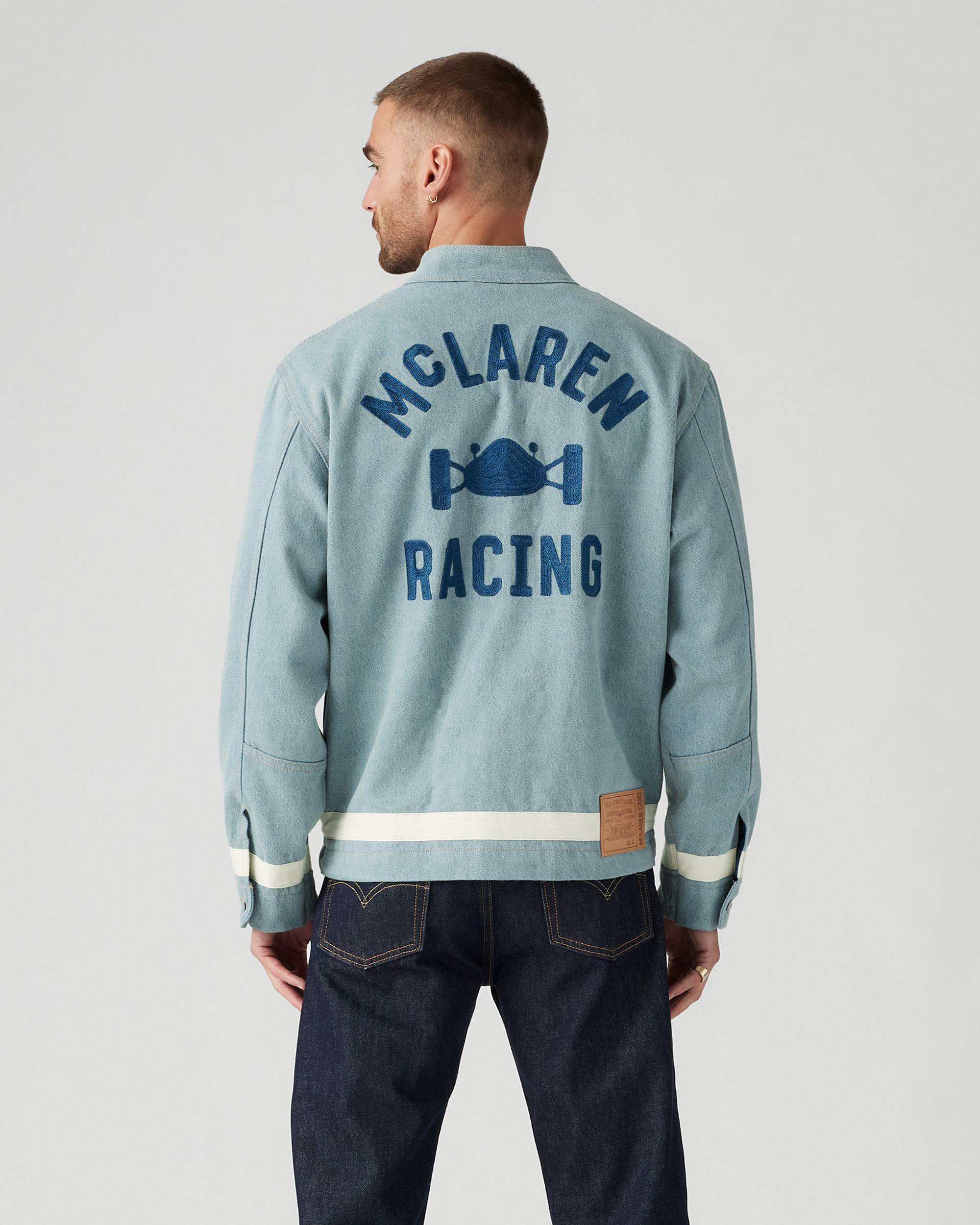 Levi's® X Mclaren Racing Jacket - Light Wash | Levi's® US Levi's® X Mclaren Racing Jacket - Light Wash | Levi's® US