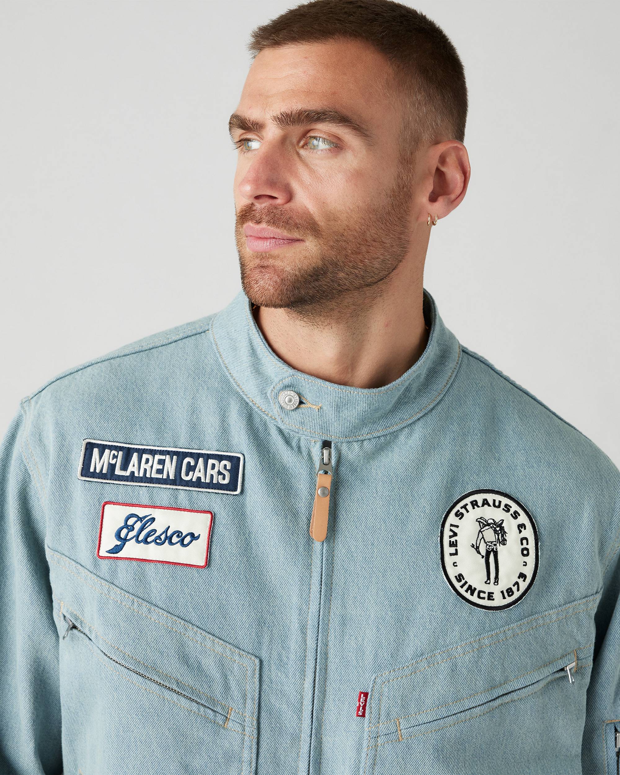 Levi's® X Mclaren Racing Jacket - Light Wash | Levi's® CA Levi's® X Mclaren Racing Jacket - Light Wash | Levi's® CA