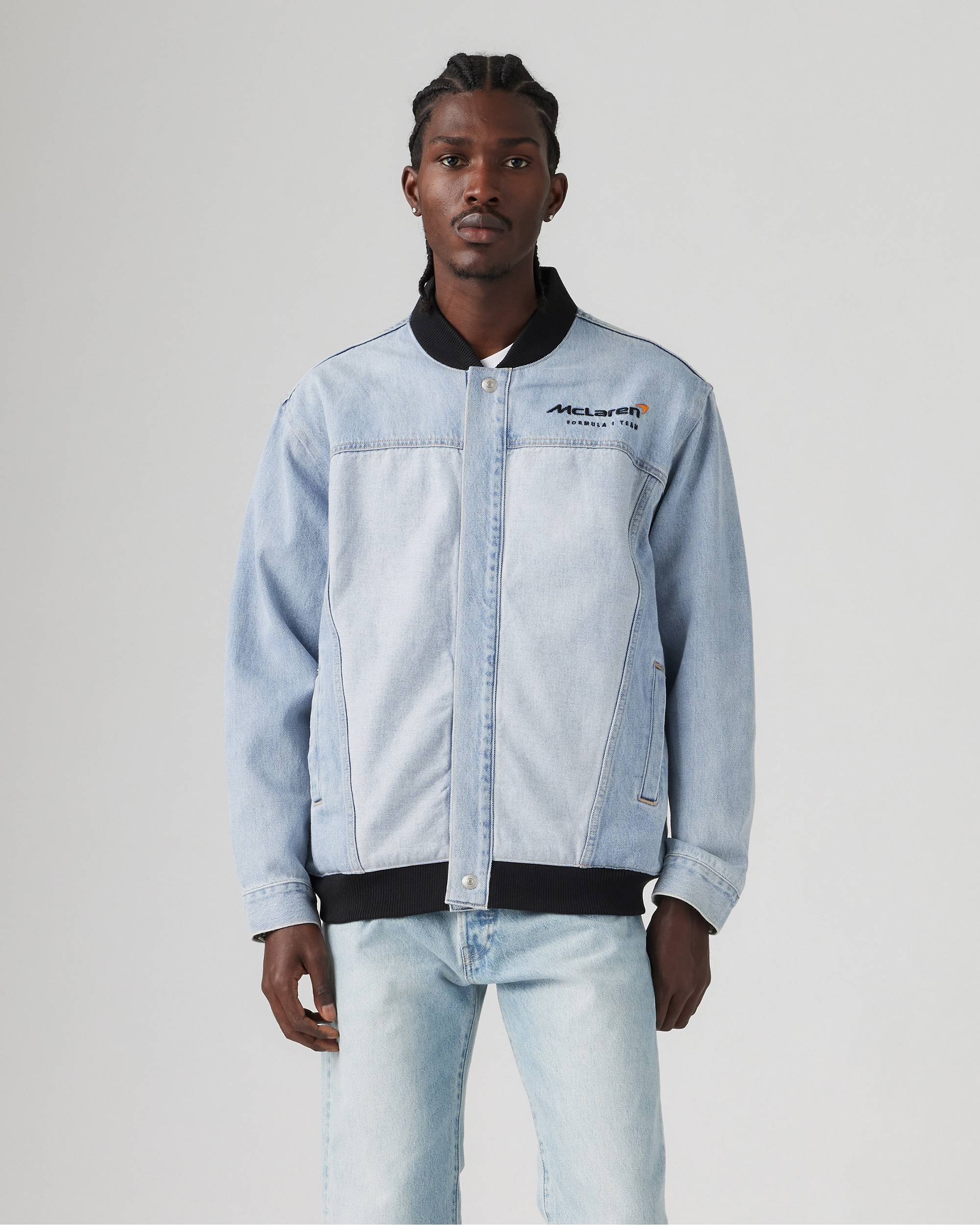 Levi's® X Mclaren Racing Track Trucker Jacket - Light Wash Levi's® X Mclaren Racing Track Trucker Jacket - Light Wash