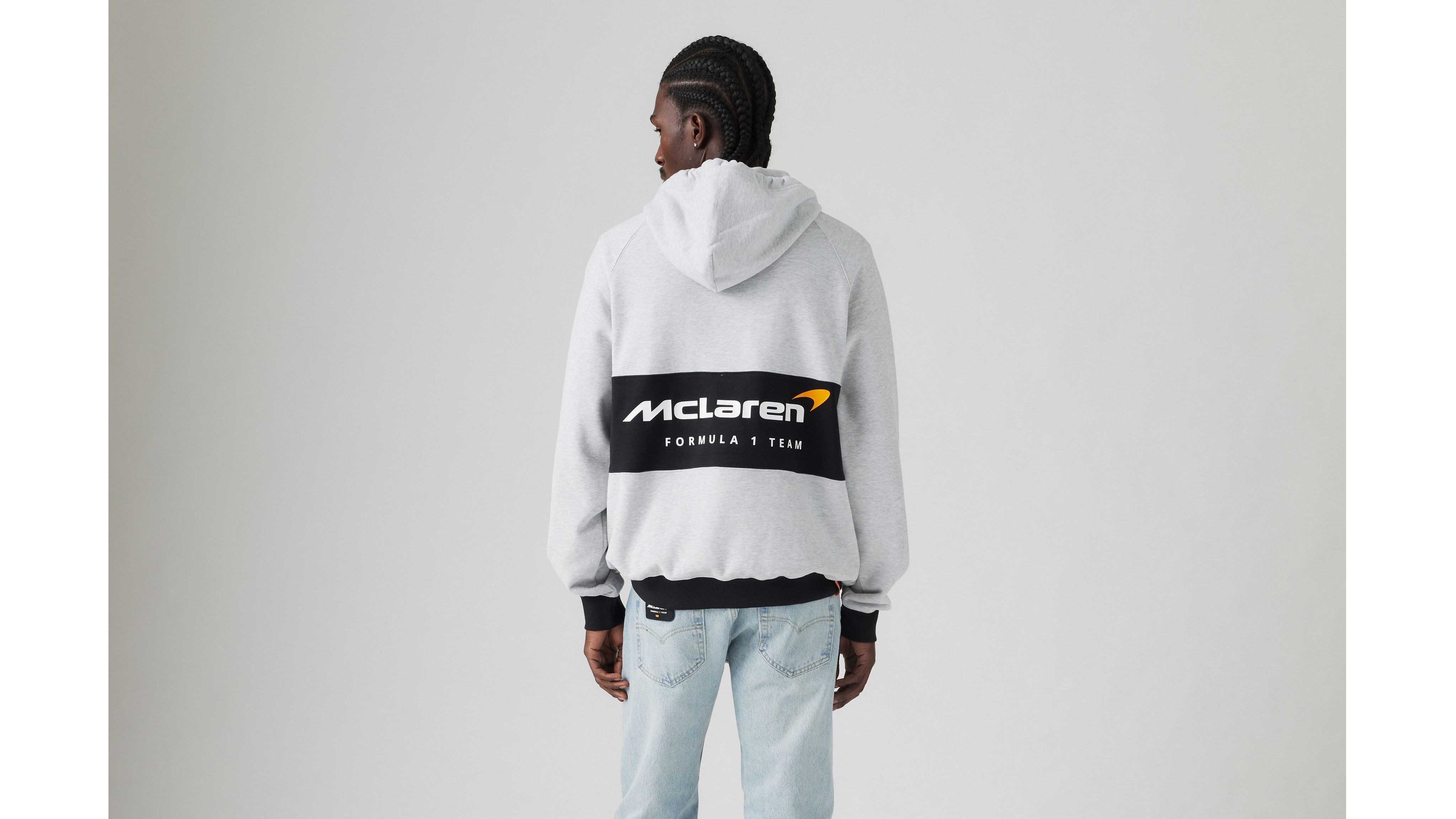パーカー・フーディ MCLAREN RACING X LEVI`S FLEECE HOODIE Levi's® X Mclaren Racing Fleece Hoodie - Multi-color