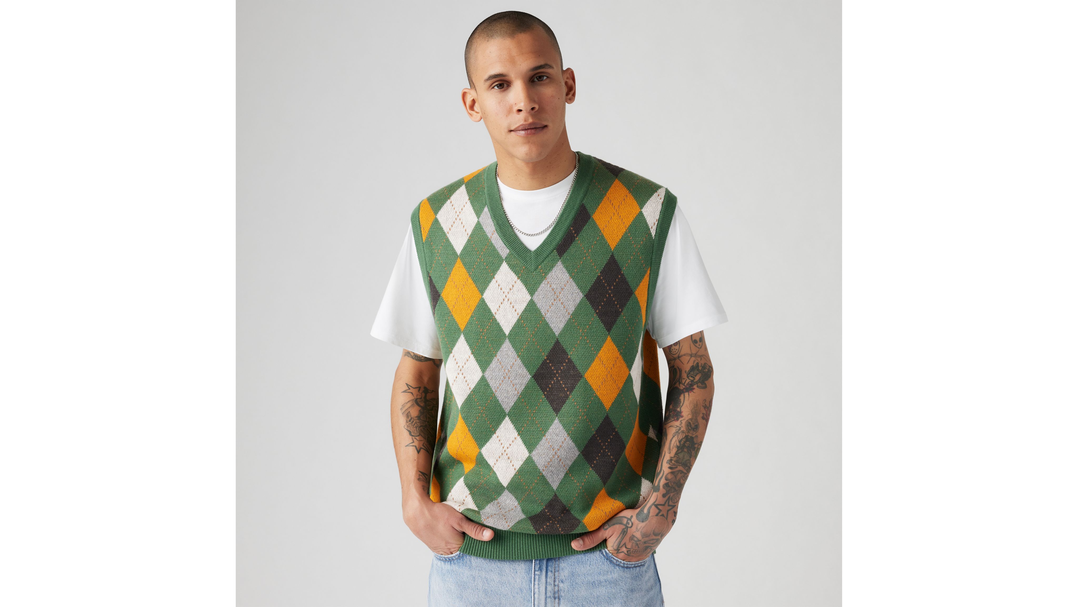 Skyline Sweater Vest Multi color Levi s US