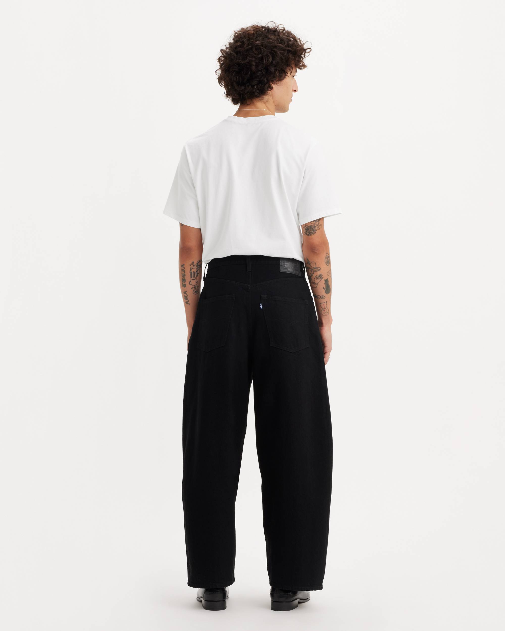 Levi's® Men's Japanese Denim Wide-leg Pleat Jeans - Black Levi's® Men's Japanese Denim Wide-leg Pleat Jeans - Black