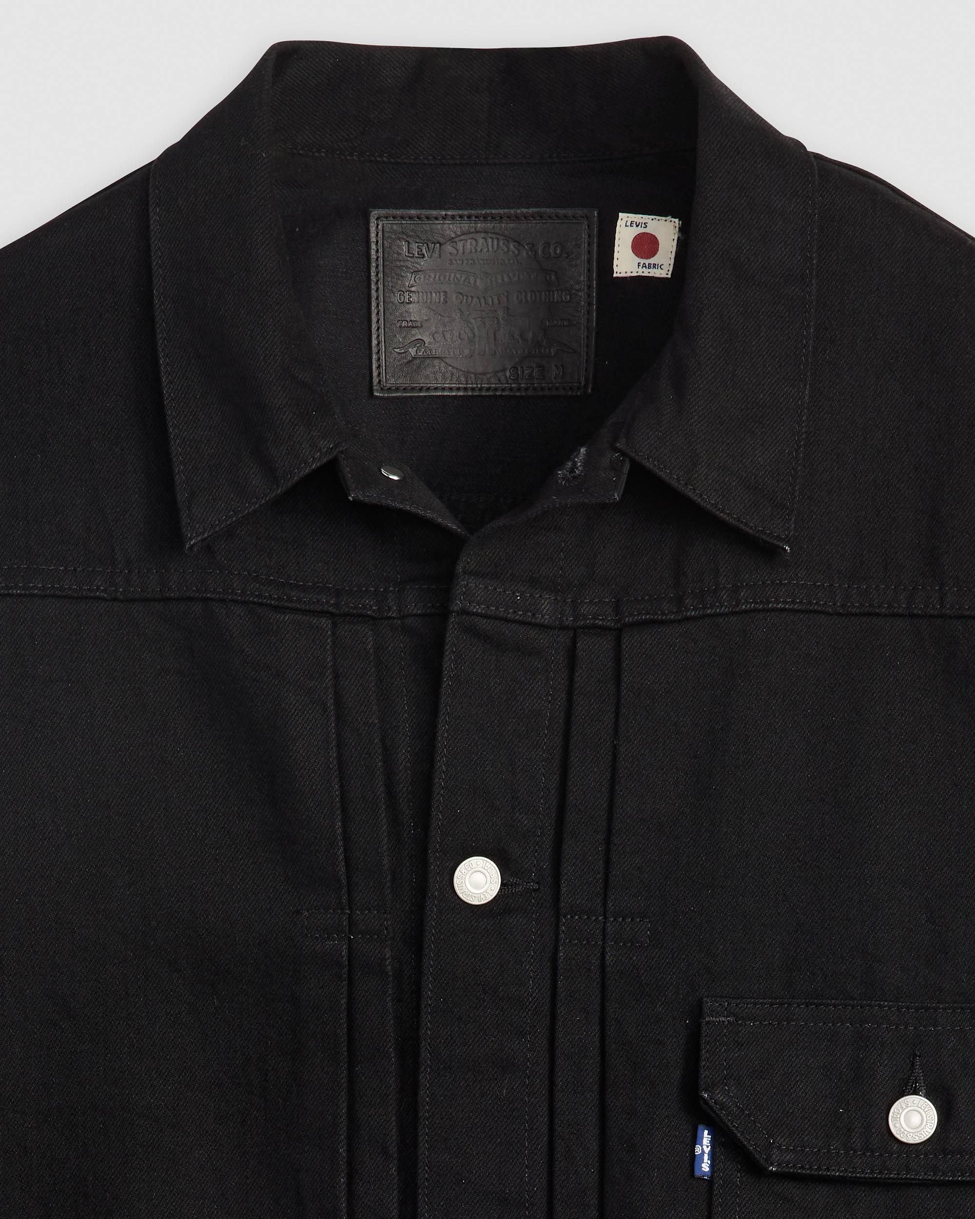 Levi's® Men's Japanese Denim Type I Jacket - Black | Levi's® US Levi's® Men's Japanese Denim Type I Jacket - Black | Levi's® US