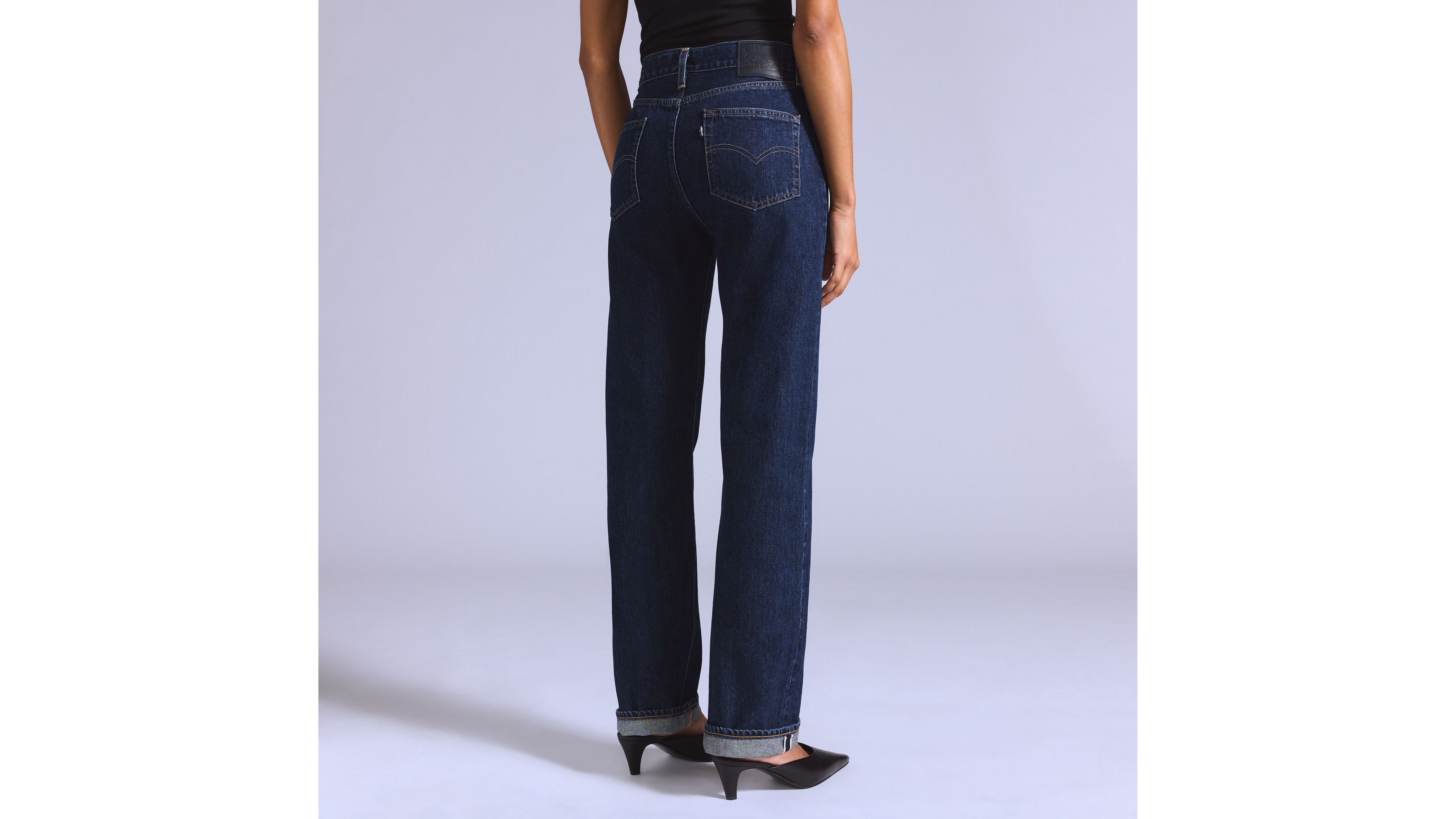 LEVI'S JAPANESE SELVEDGE PLANK STRAIGHT FIT WOMEN'S JEANS 26X30 