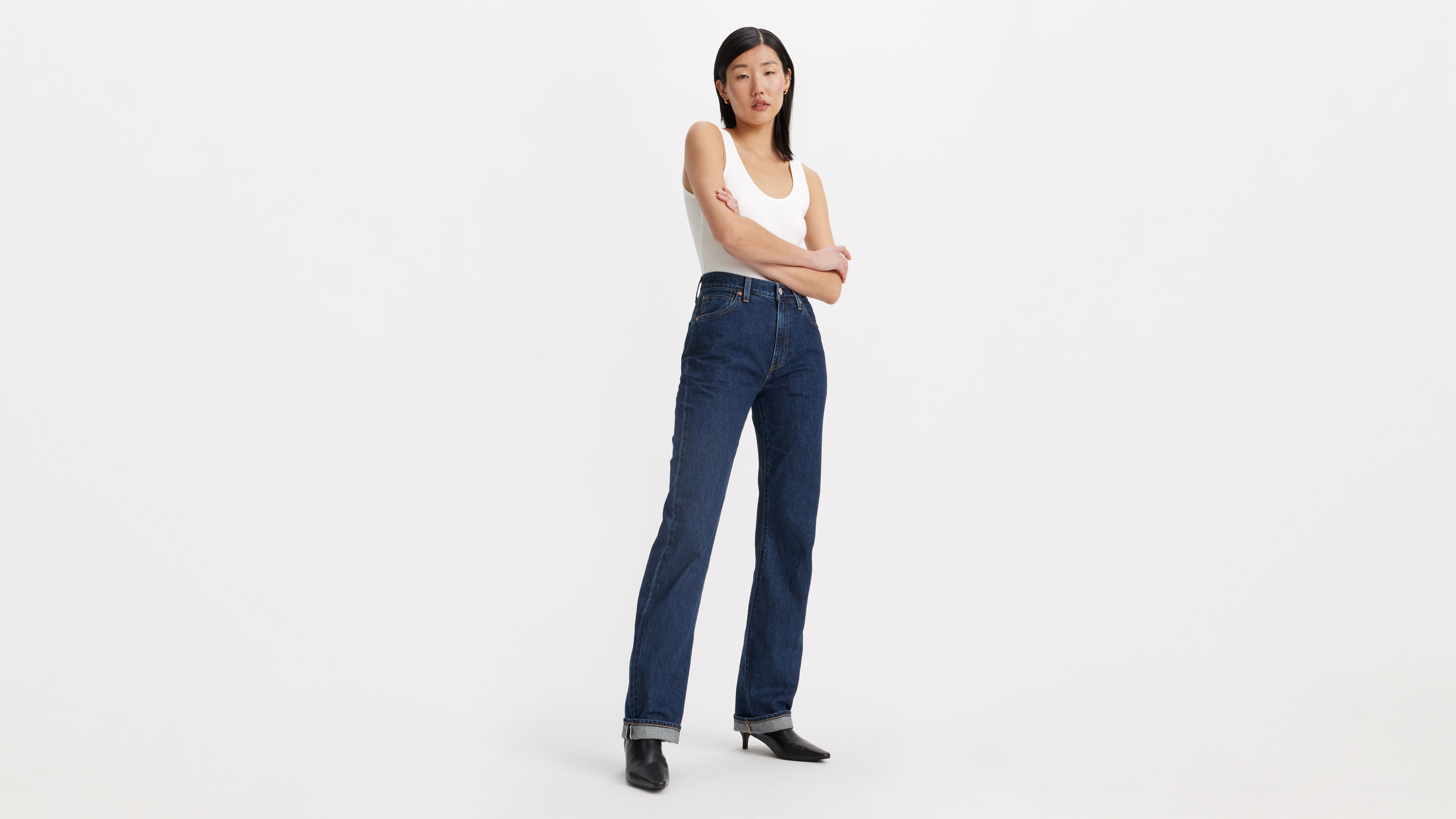 Japanese Selvedge Plank Straight Fit Women's Jeans