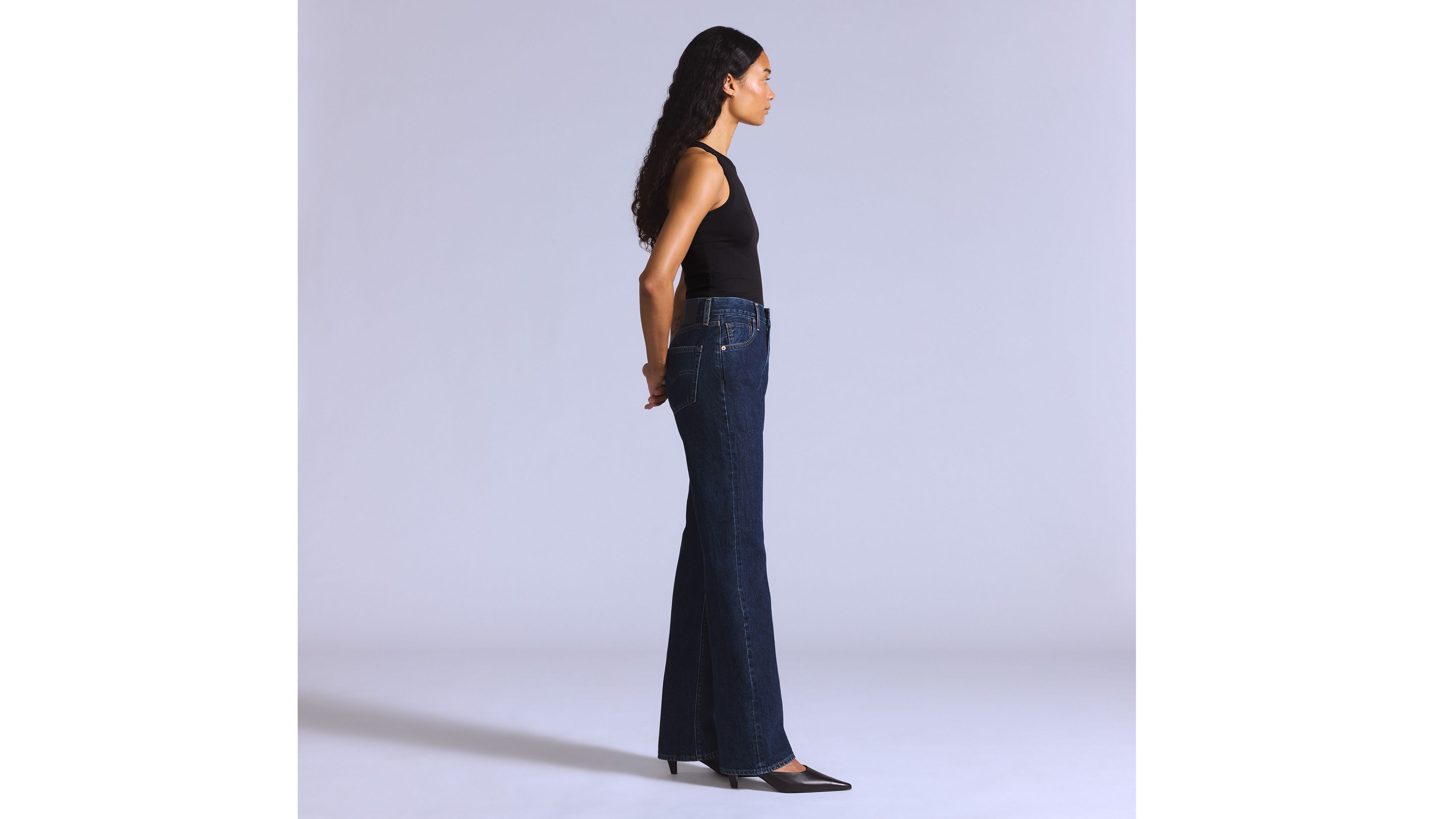 Shop Levi's Japanese Selvedge Plank Straight Fit Women's Jeans 26x30 In Stems