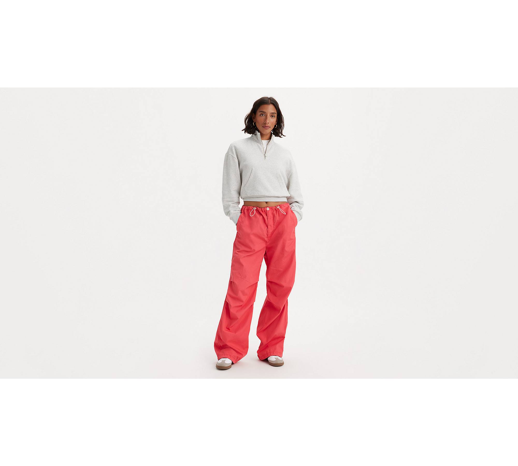 Embroidery parachute pants, Collection 2023