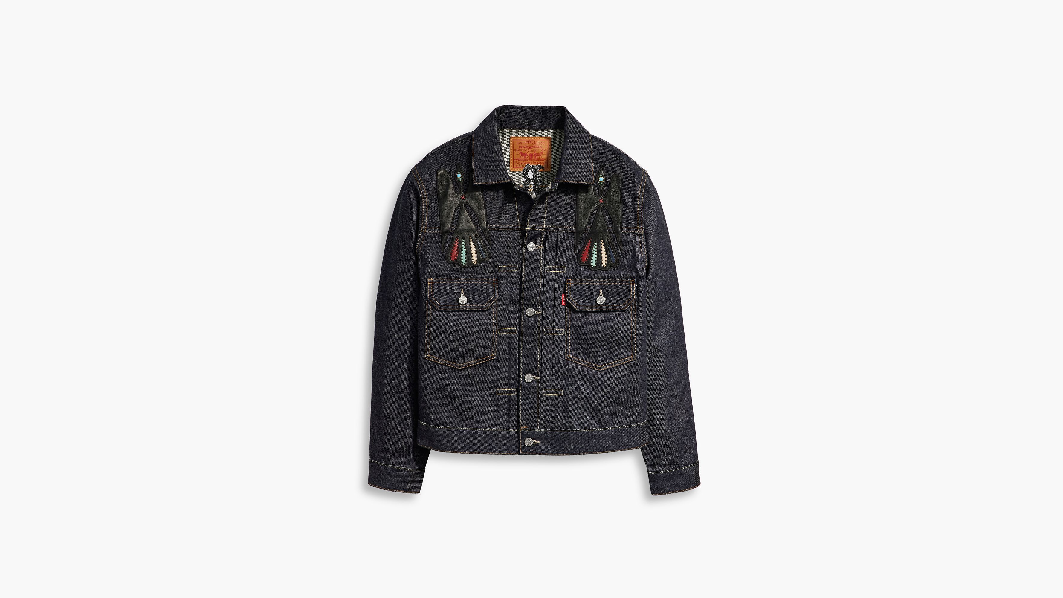 Levi's® X Born X Raised Trucker Jacket - Dark Wash