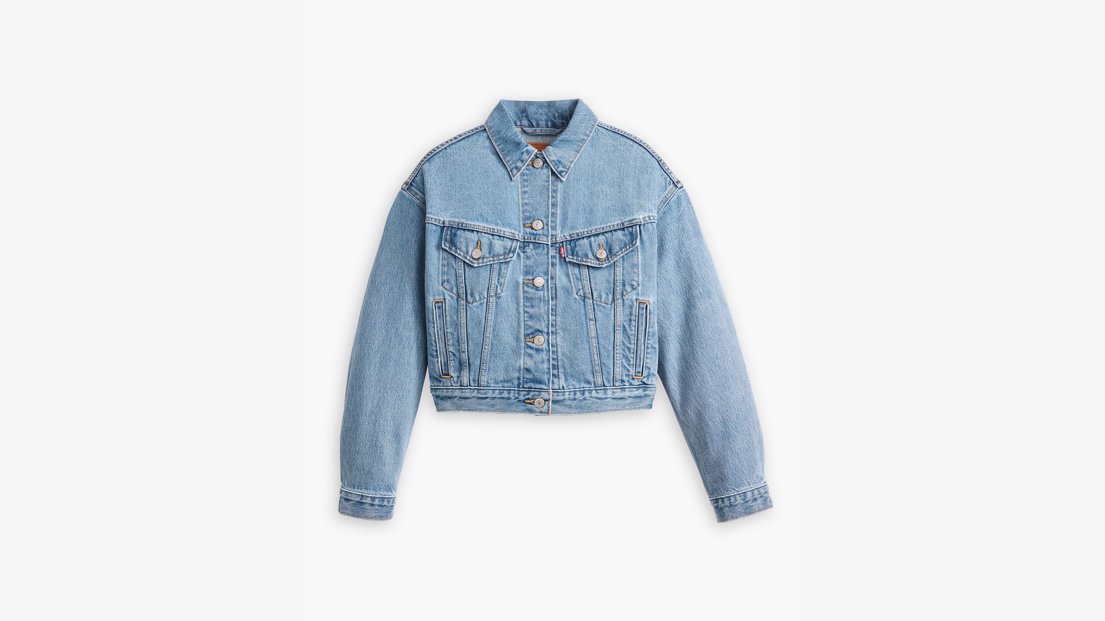 Levi's Premium Ladies Shrunken shops Trucker Jacket