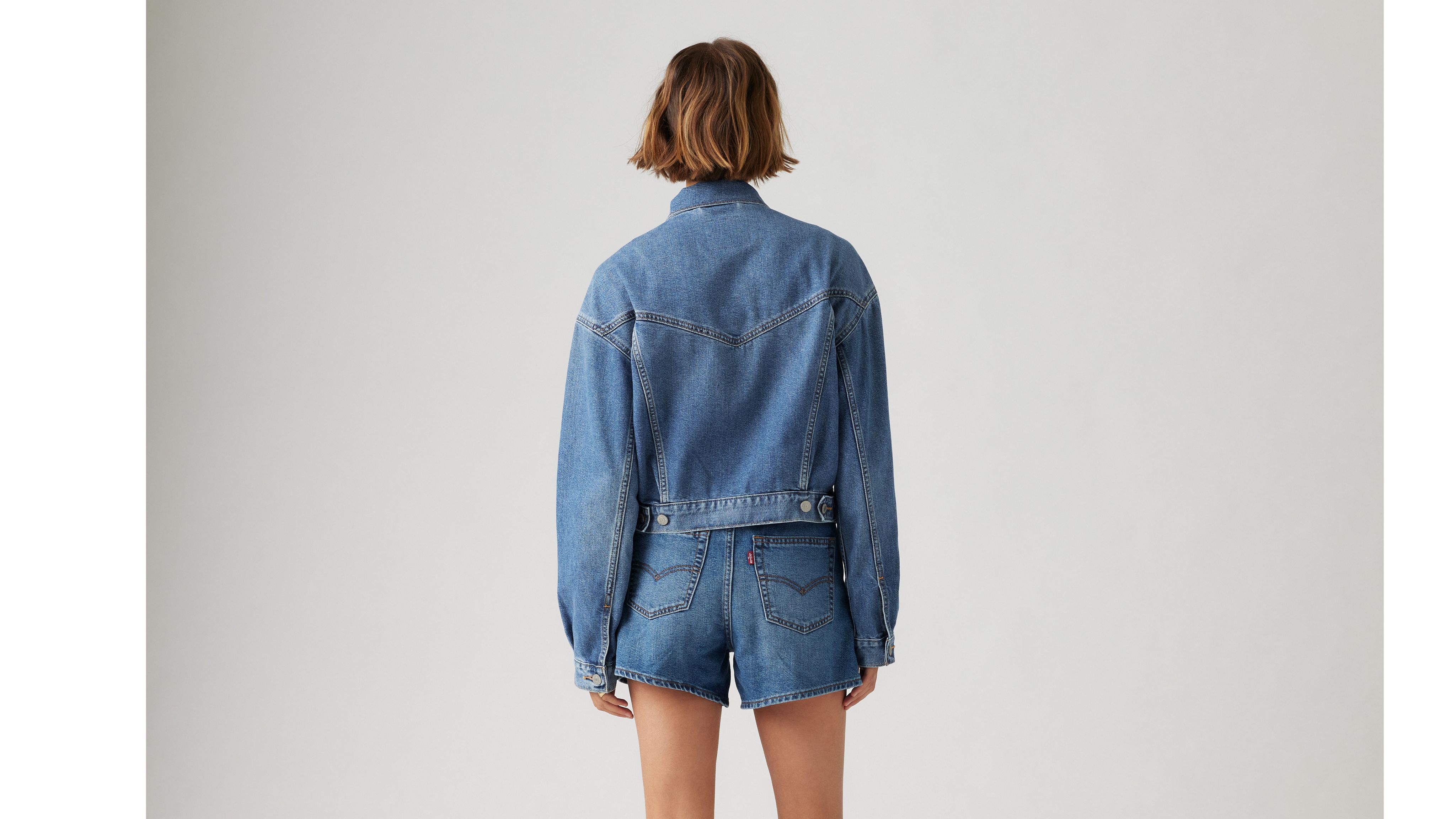 Levi's Womens Broken Midnight No Dx 501 High-rise Stretch-denim Shorts In Cool City Whip