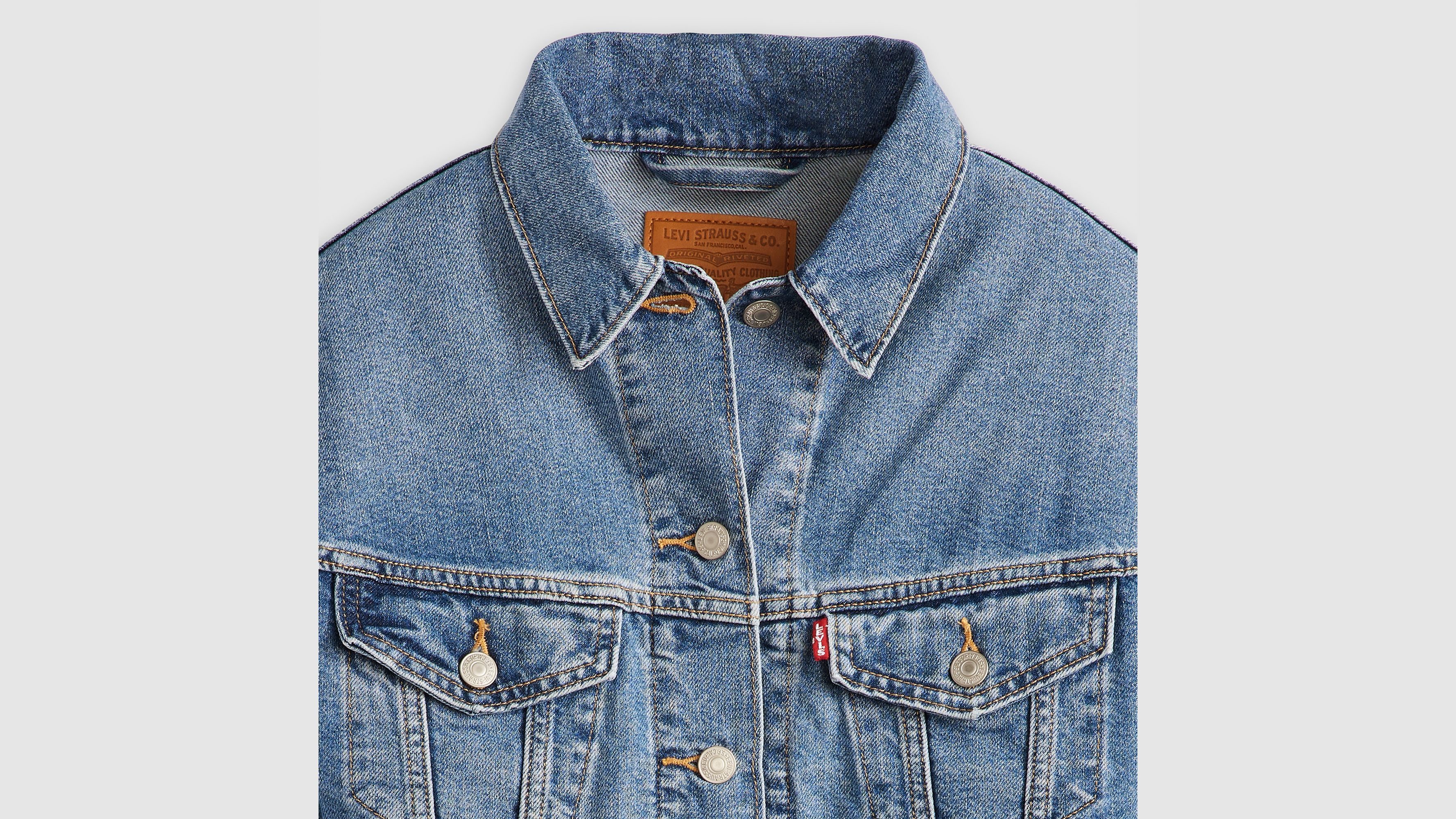 Shrunken '90s Lightweight Trucker Jacket 6