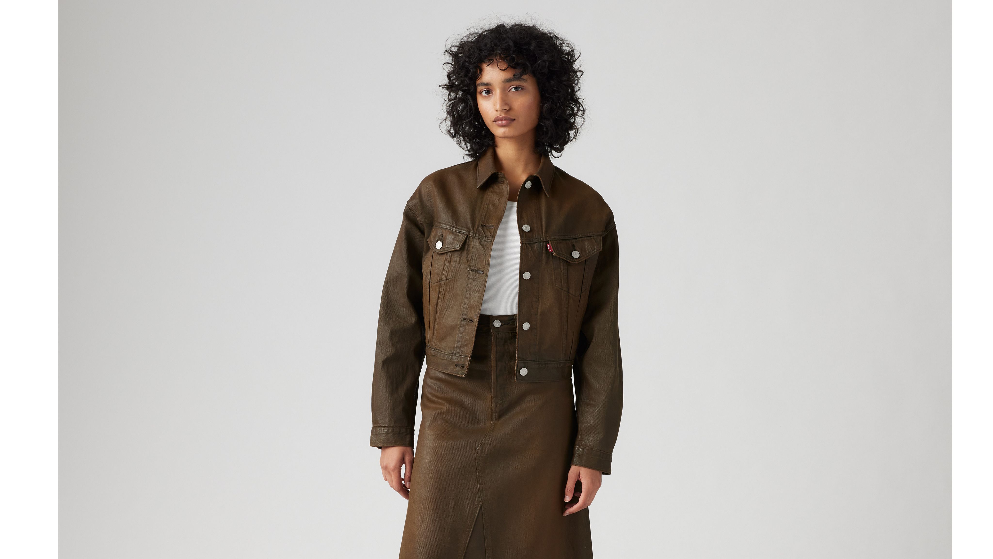 LEVI'S SHRUNKEN '90S COATED TRUCKER JACKET 