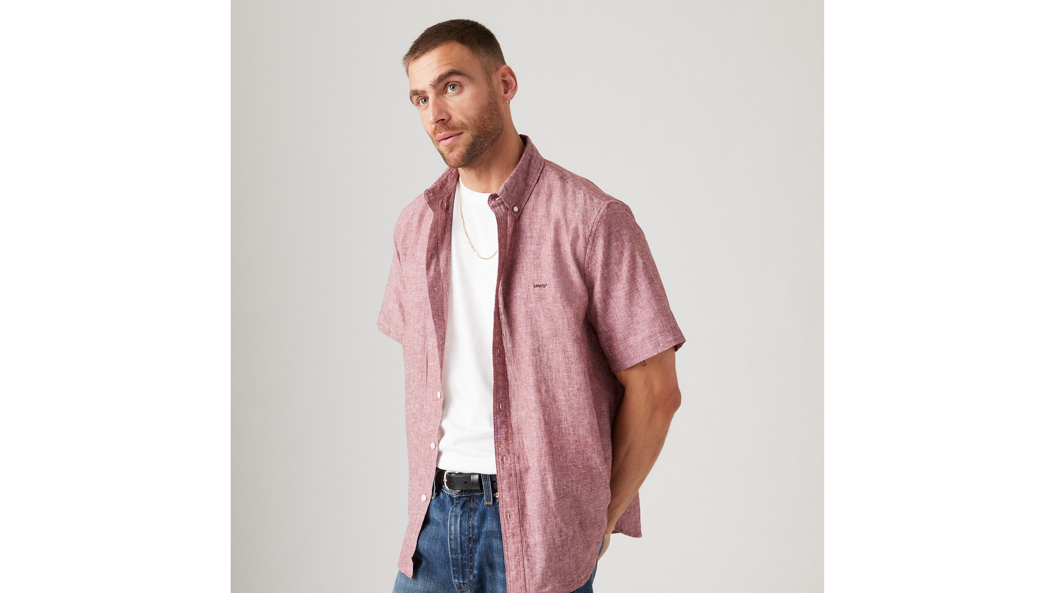 Short Sleeve Authentic Button Down Shirt