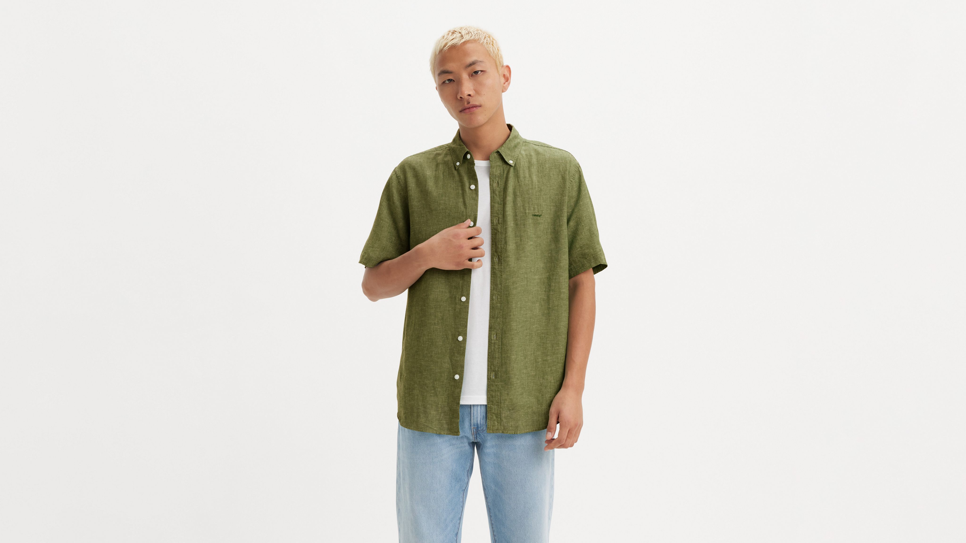 Short Sleeve Authentic Button Down Shirt 2