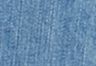 Eli Medium Blue Wash - Blauw - Authentic Button Down sweatshirt met korte mouwen