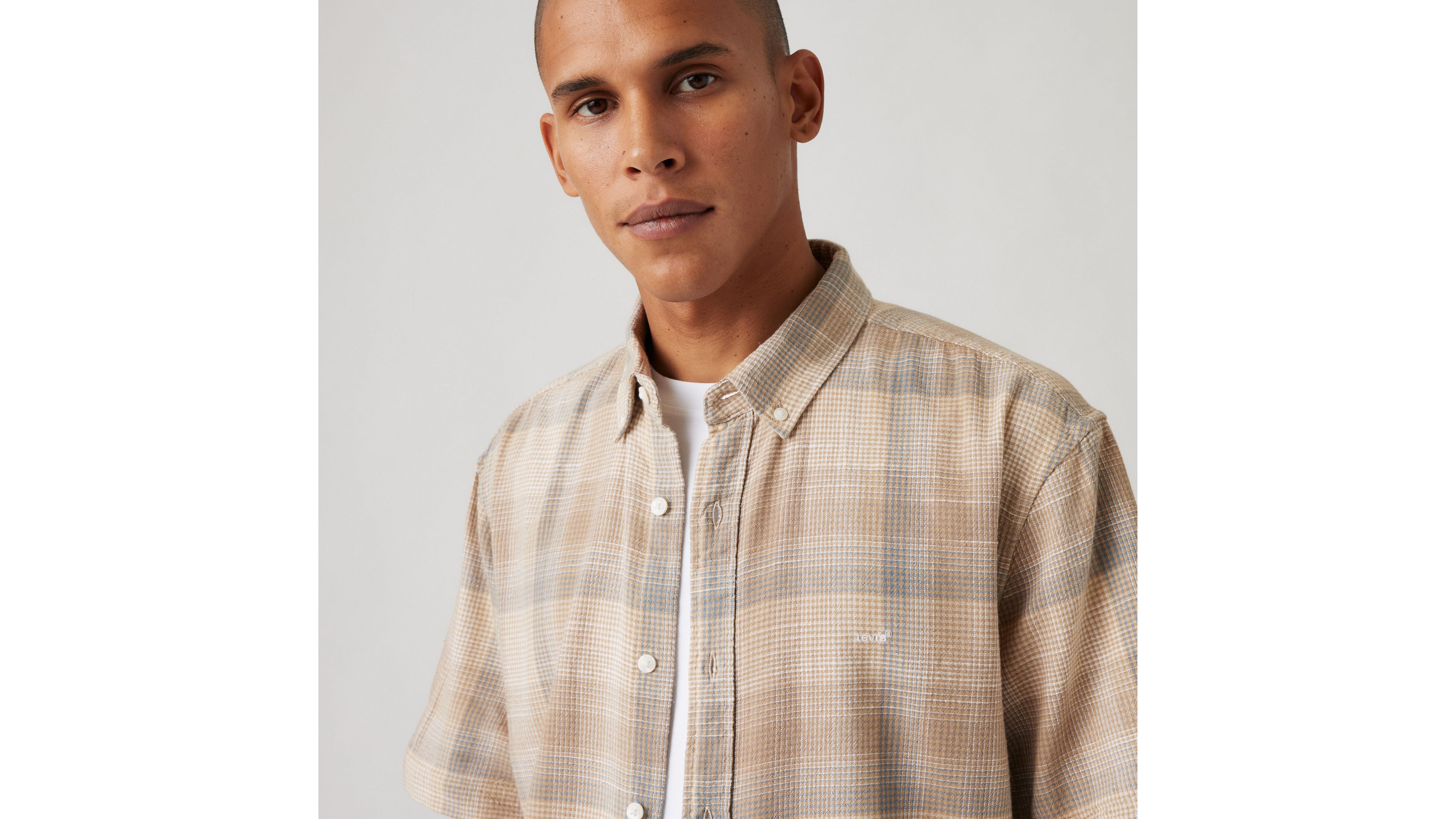 Levi's Short Sleeve Authentic Button-down Shirt In Multi