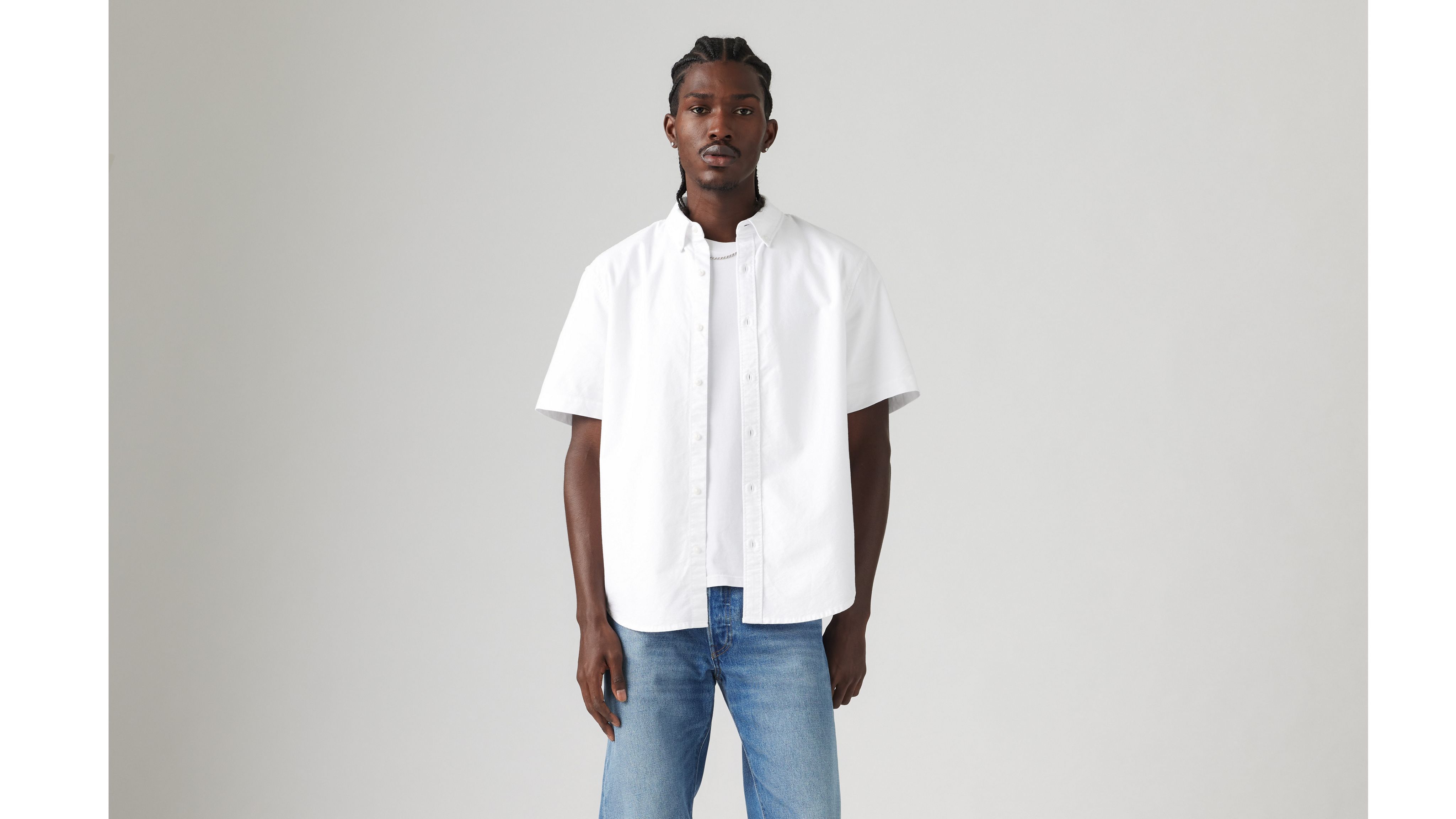 S.Oliver - Camicia Uomo Con Colletto Button-Down, Modello Classico, Vestibilità Regolare