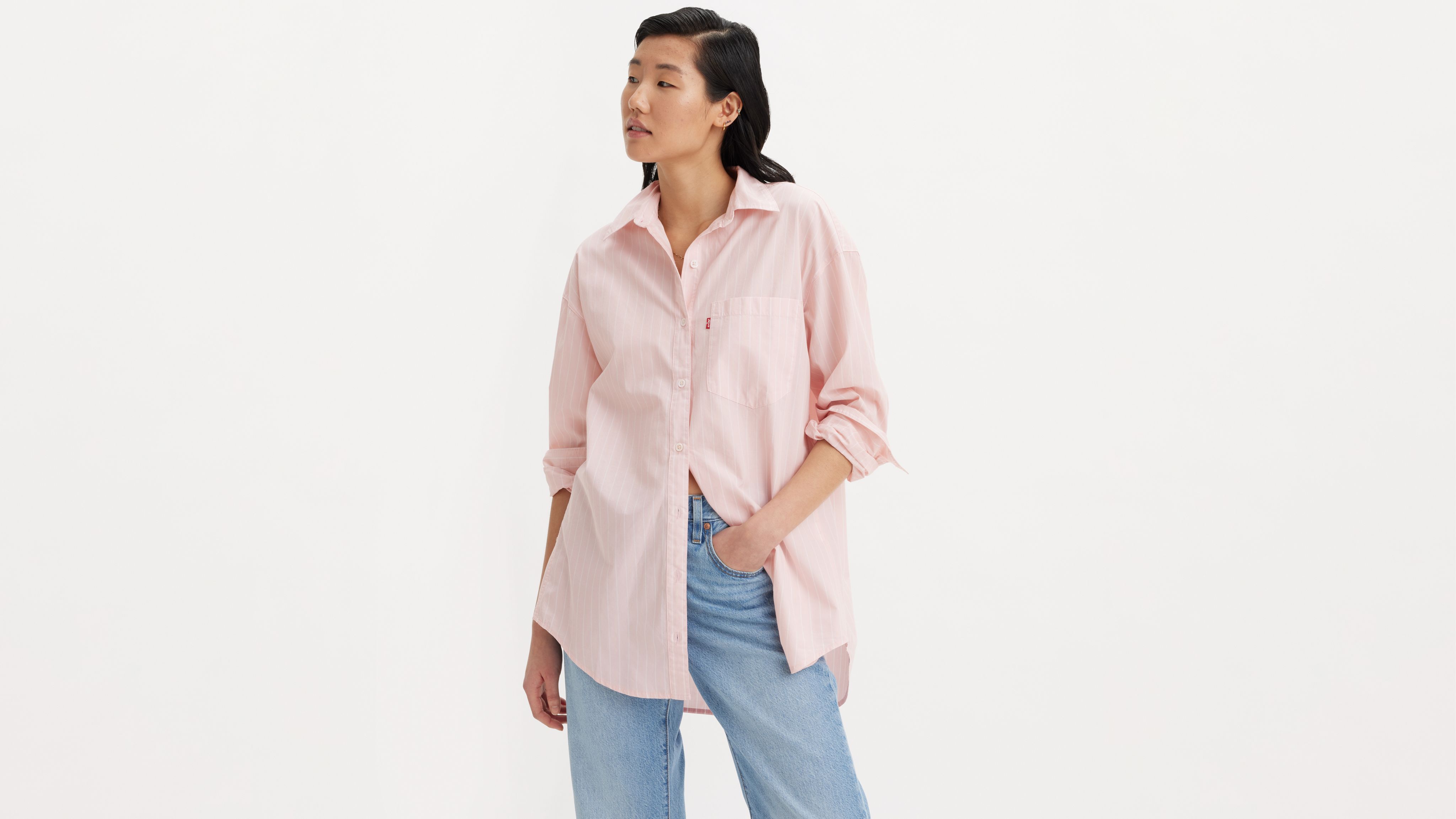 トップス HELK VELOURS SLIT ARM SHIRT (PINK) HELK VELOURS SLIT ARM SHIRT (PINK)