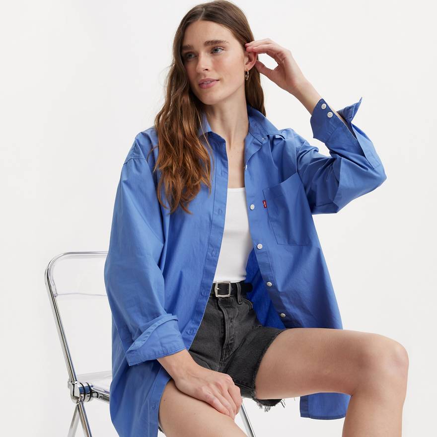 Lola Button Up Shirt - Blue | Levi's® US Lola Button Up Shirt - Blue | Levi's® US