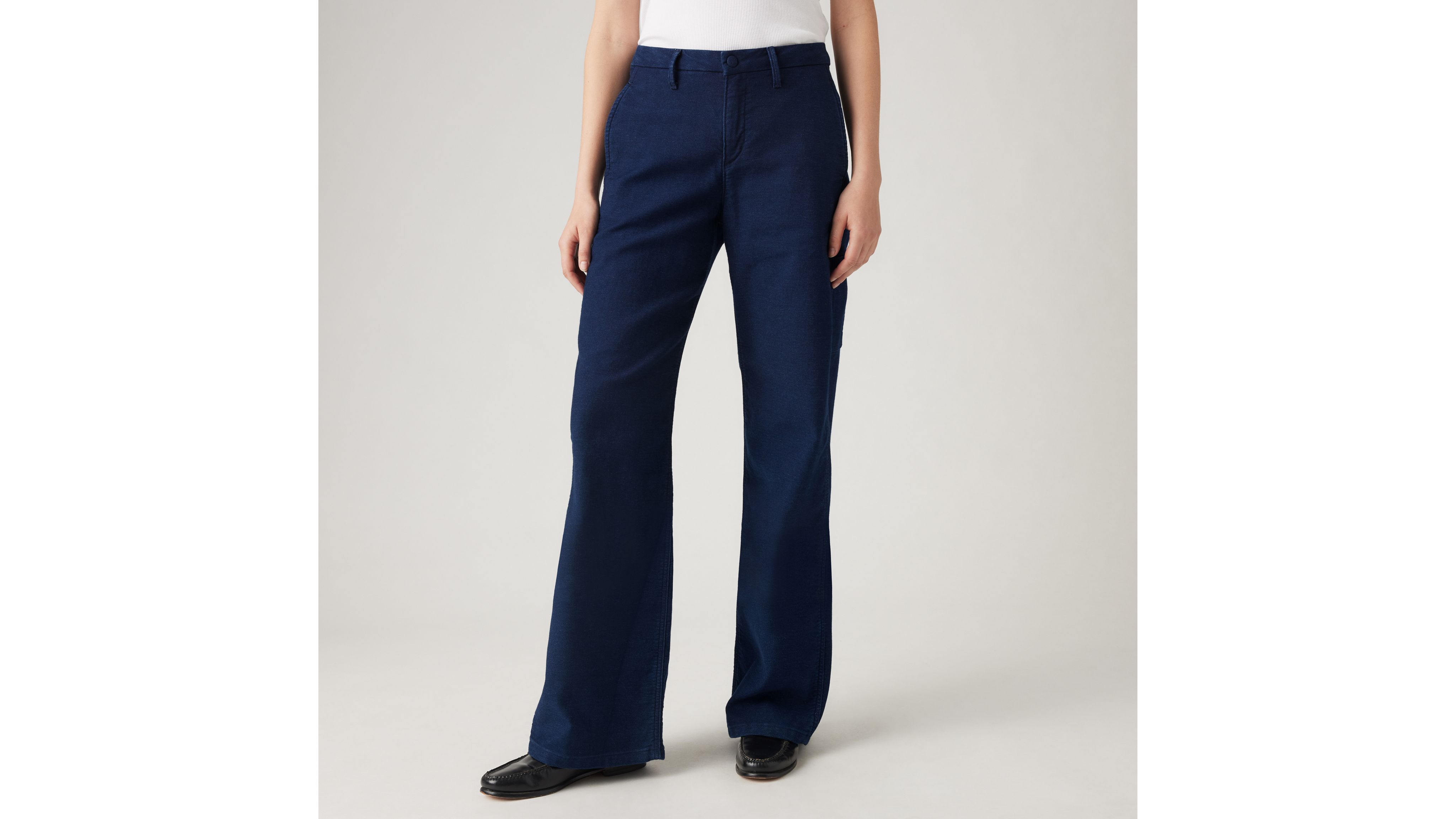 Levi's Wellthread Women's Carpenter Pants 25x30 In Blue Willow