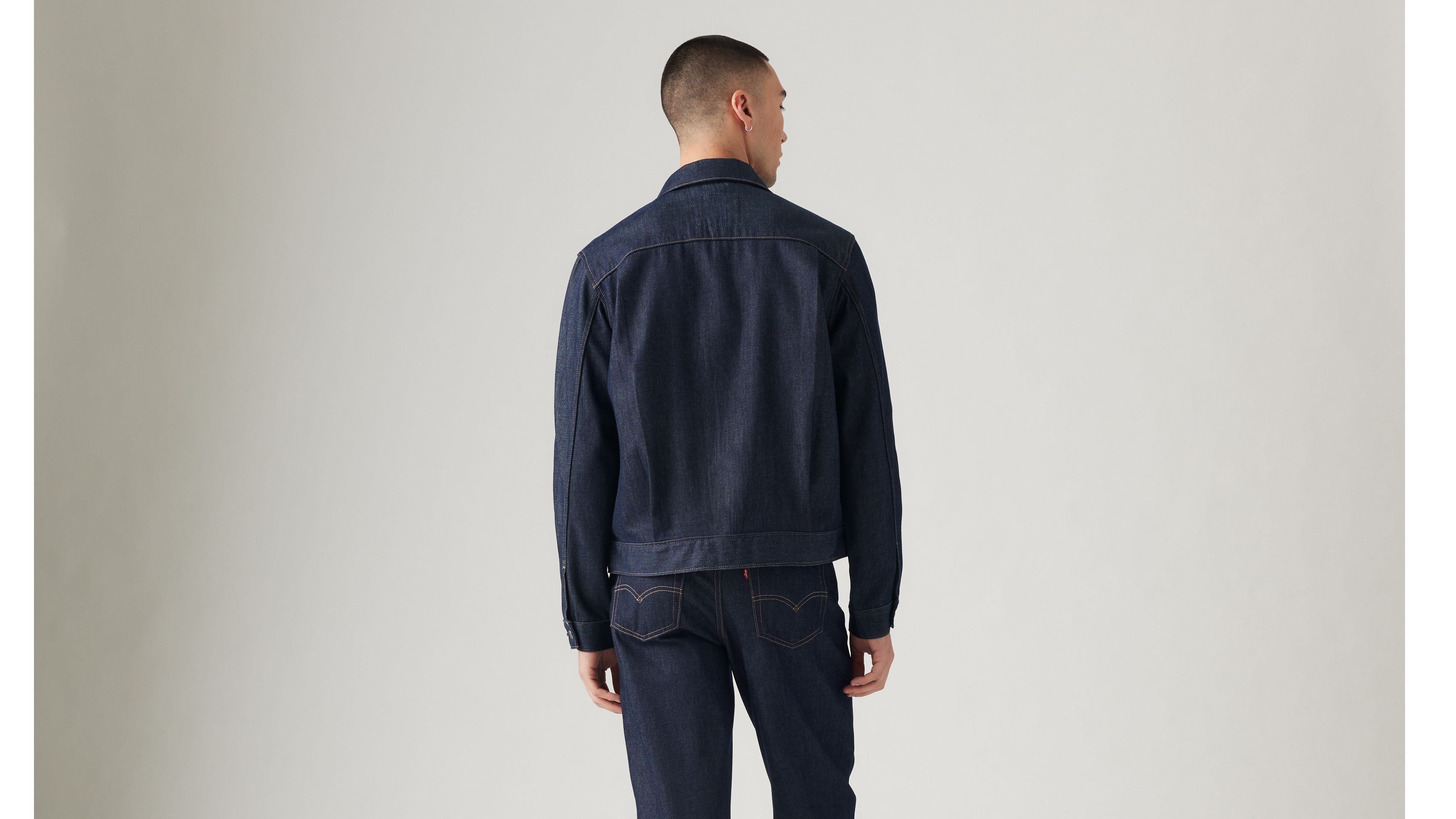 Levi's® Wellthread® Men's Type Ii Trucker Jacket - Dark Wash