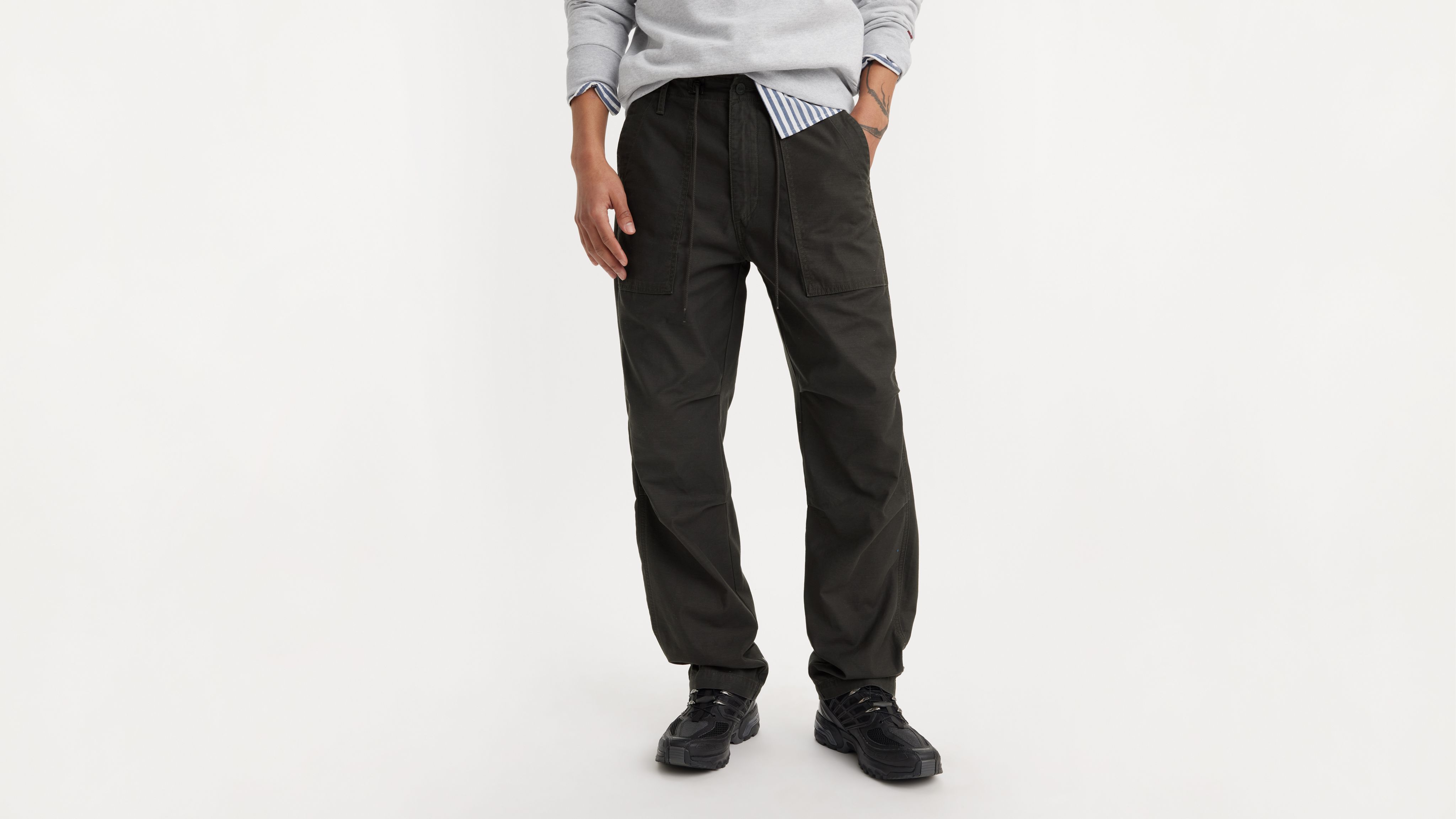 Loose Straight Surplus Men's Pants