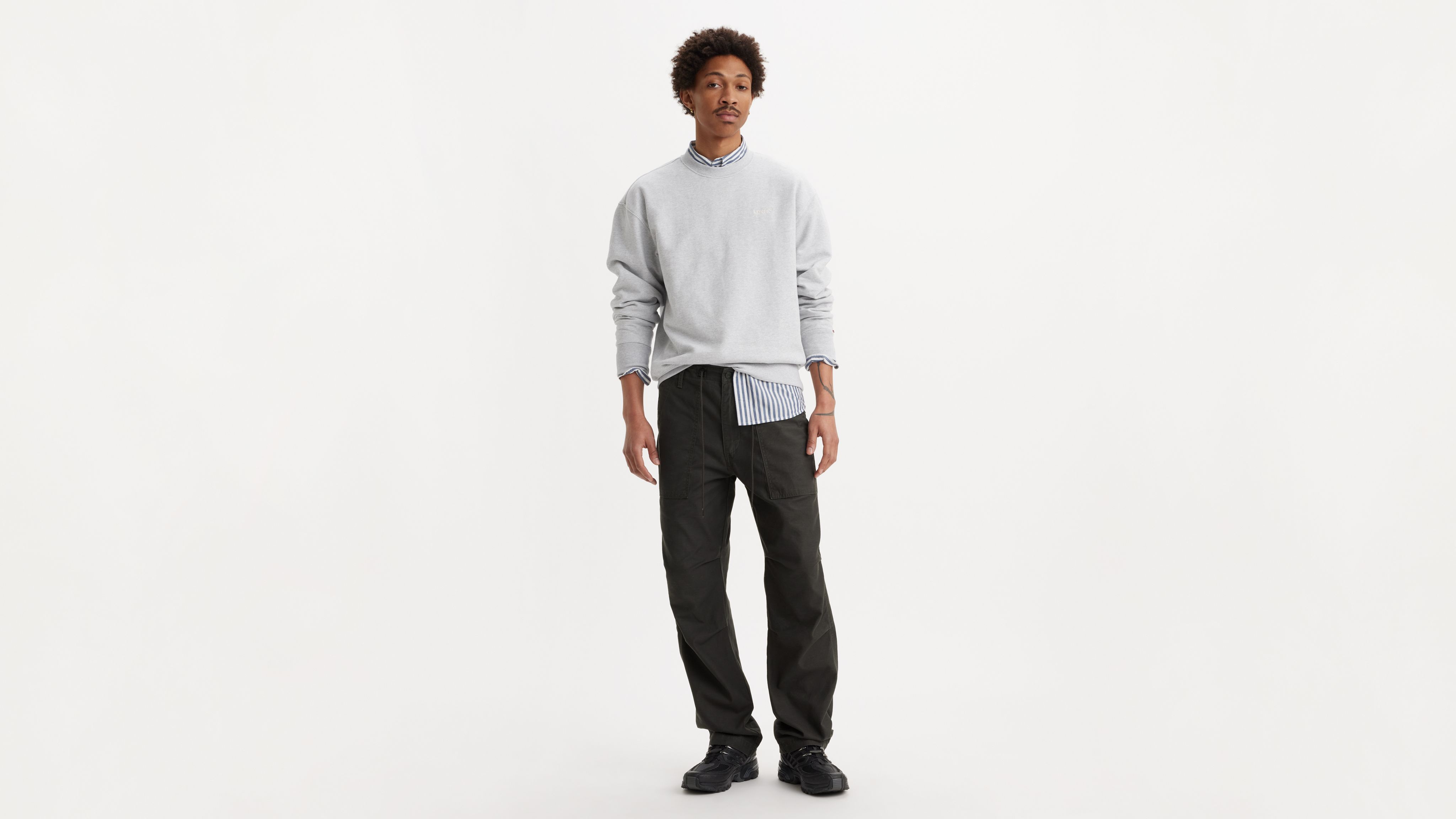 Loose Straight Surplus Men's Pants