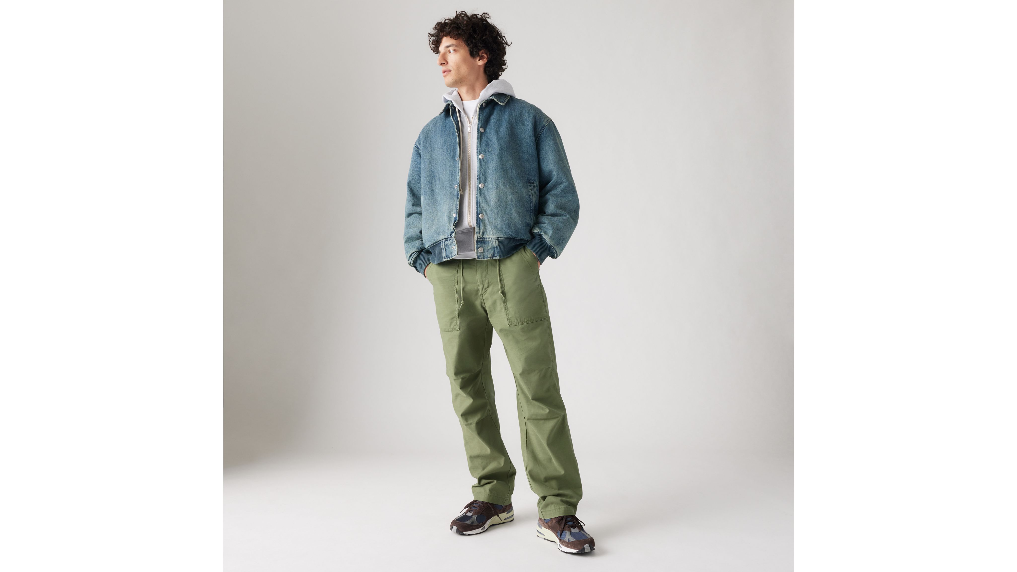 Loose Straight Surplus Men's Pants