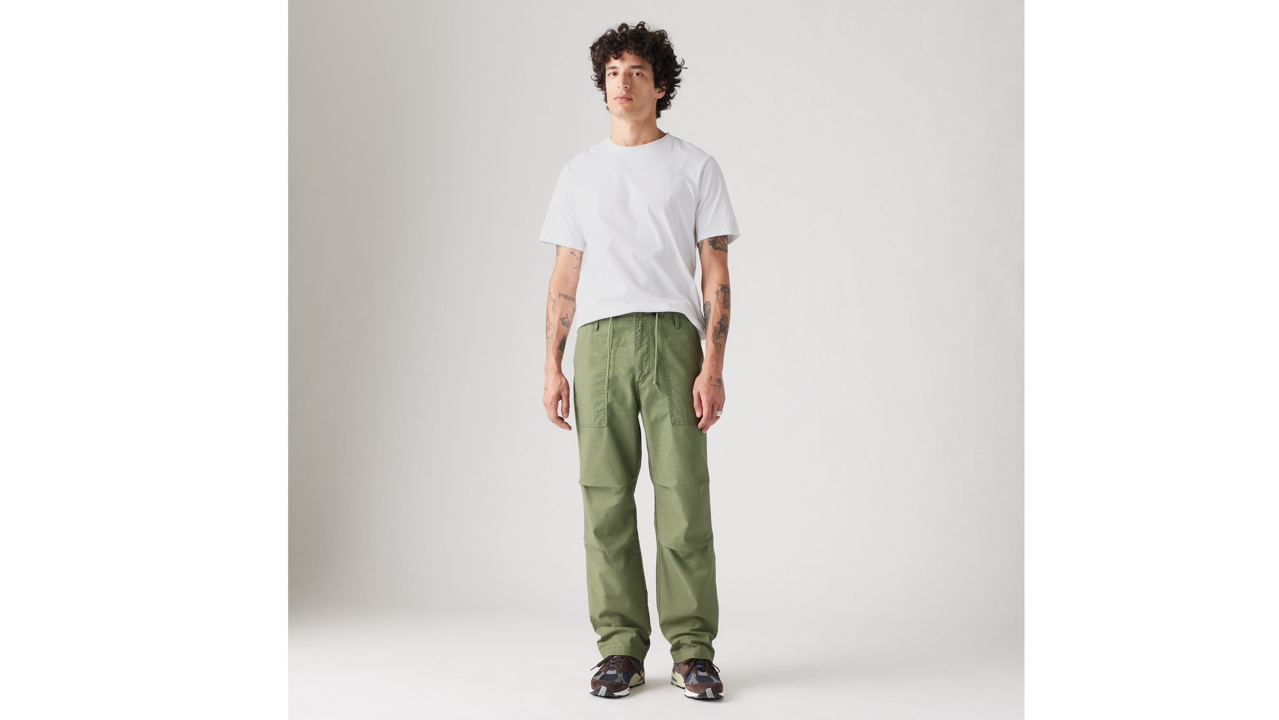 Loose Straight Surplus Men's Pants