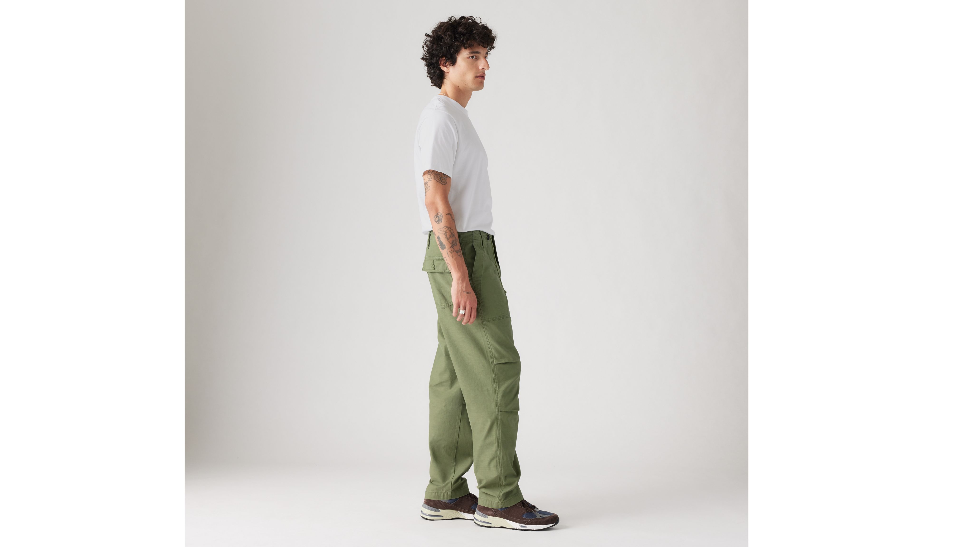 Loose Straight Surplus Men's Pants