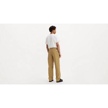 XX Chino Loose Straight Pleated Pants 3