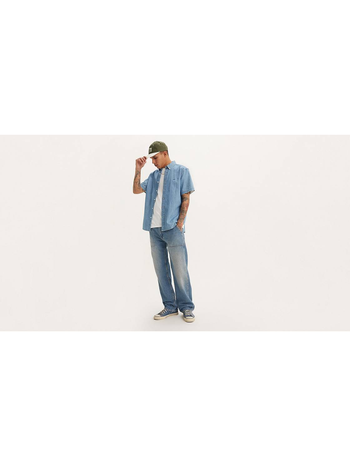 555™ Relaxed Straight Utility Jeans 1
