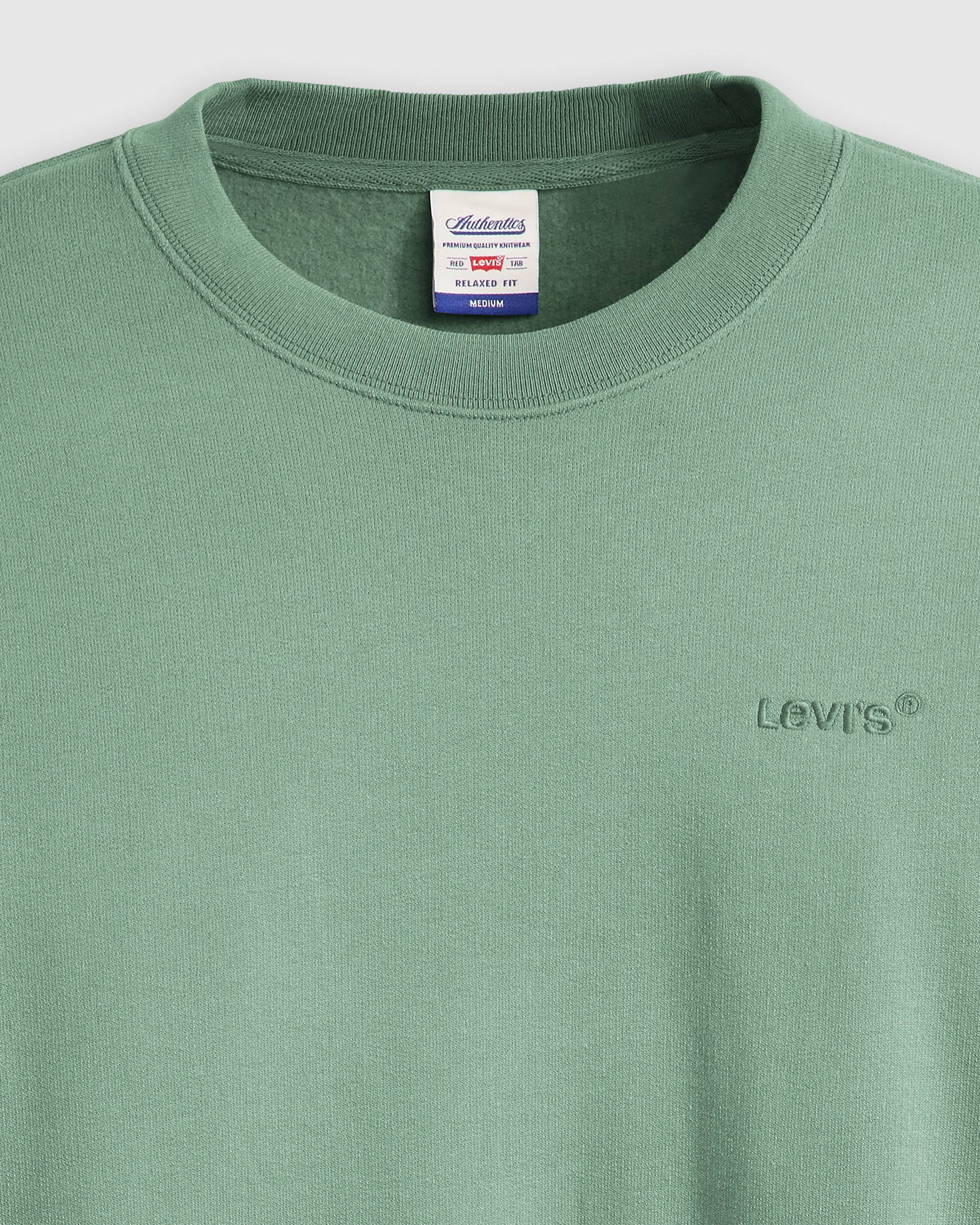 Authentic Crewneck Sweatshirt - Green | Levi's® US Authentic Crewneck Sweatshirt - Green | Levi's® US