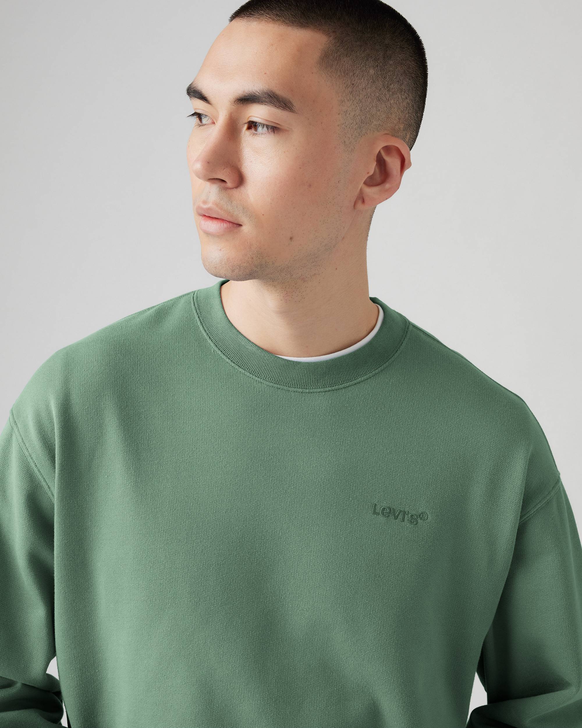 Authentic Crewneck Sweatshirt - Green | Levi's® US Authentic Crewneck Sweatshirt - Green | Levi's® US