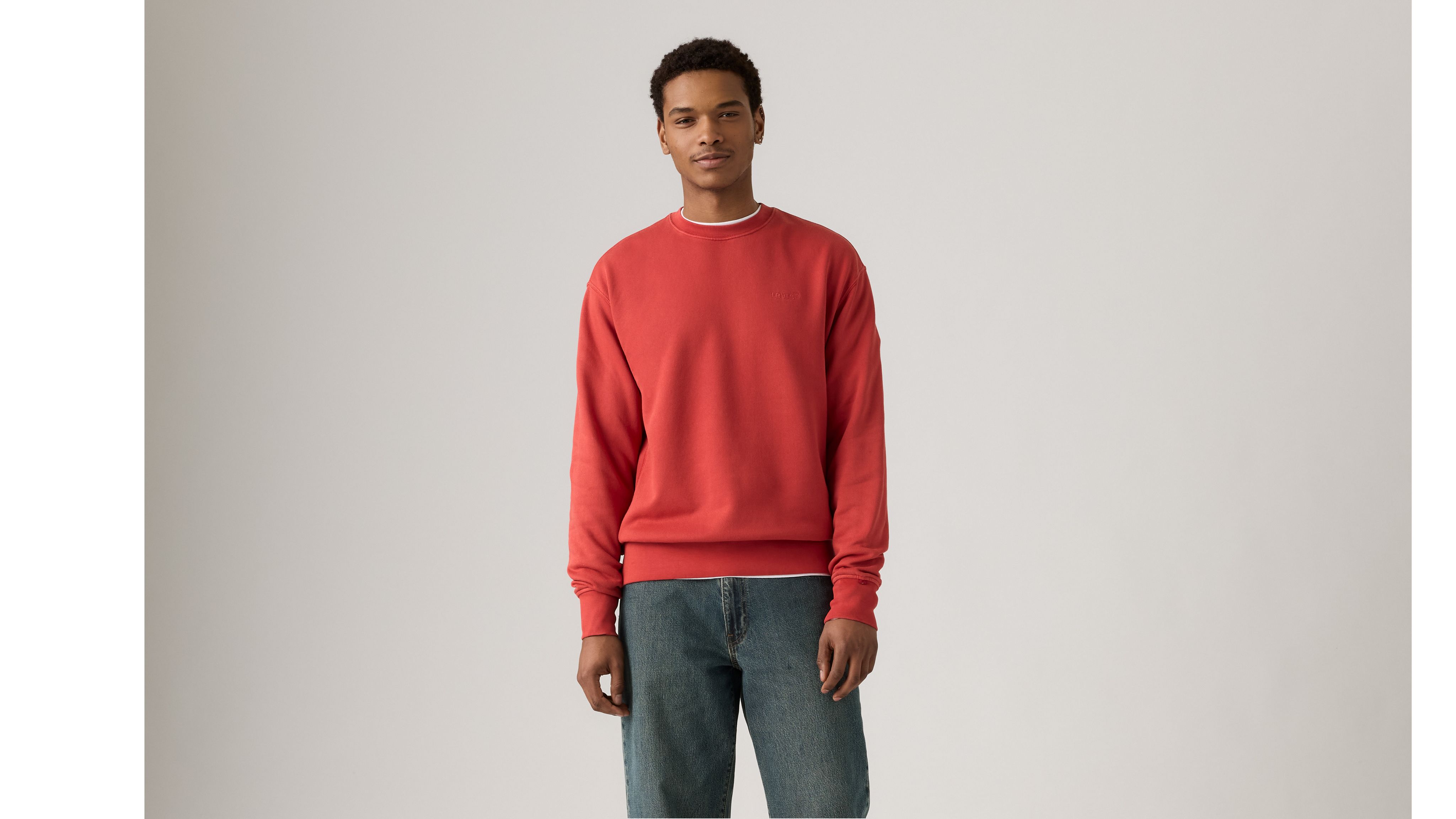 Authentic Crewneck Sweatshirt - Red | Levi's® GB