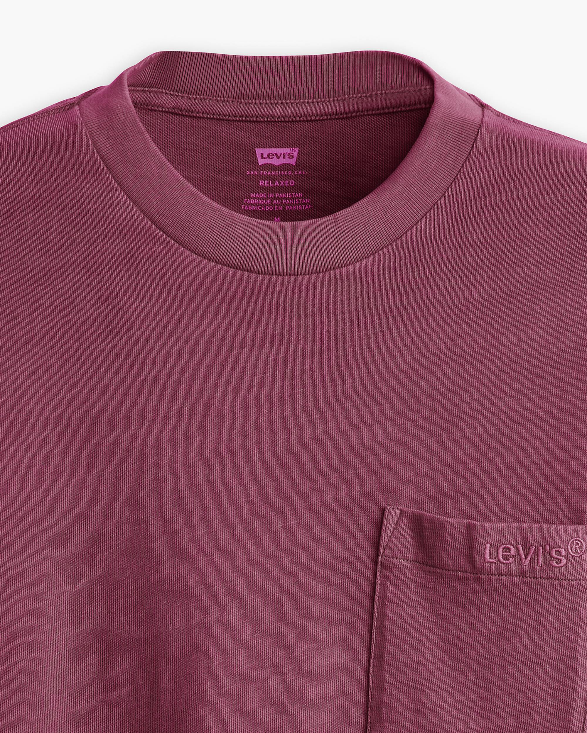 Long Sleeve Authentic Pocket T-shirt - Red | Levi's® US Long Sleeve Authentic Pocket T-shirt - Red | Levi's® US