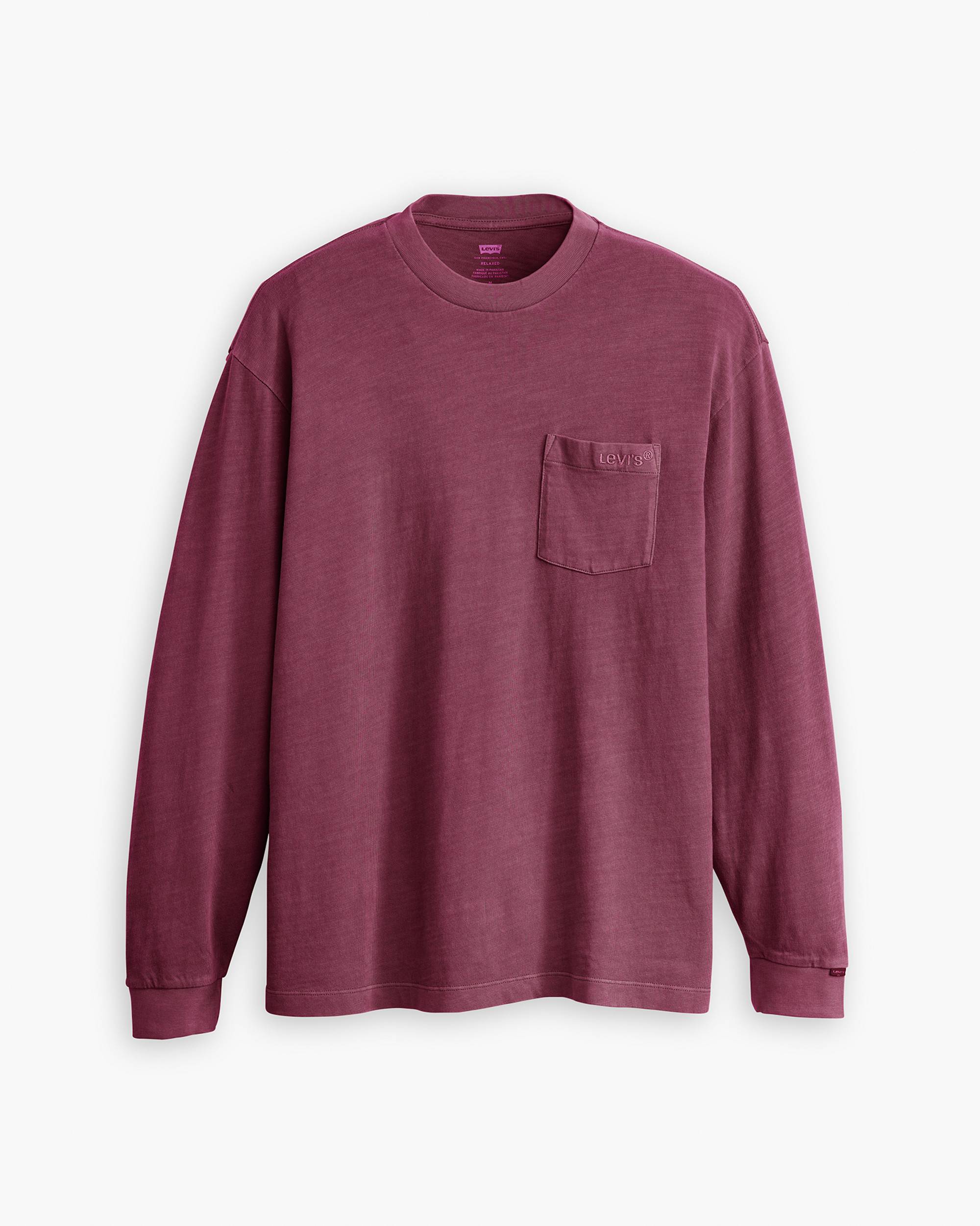 Long Sleeve Authentic Pocket T-shirt - Red | Levi's® US Long Sleeve Authentic Pocket T-shirt - Red | Levi's® US