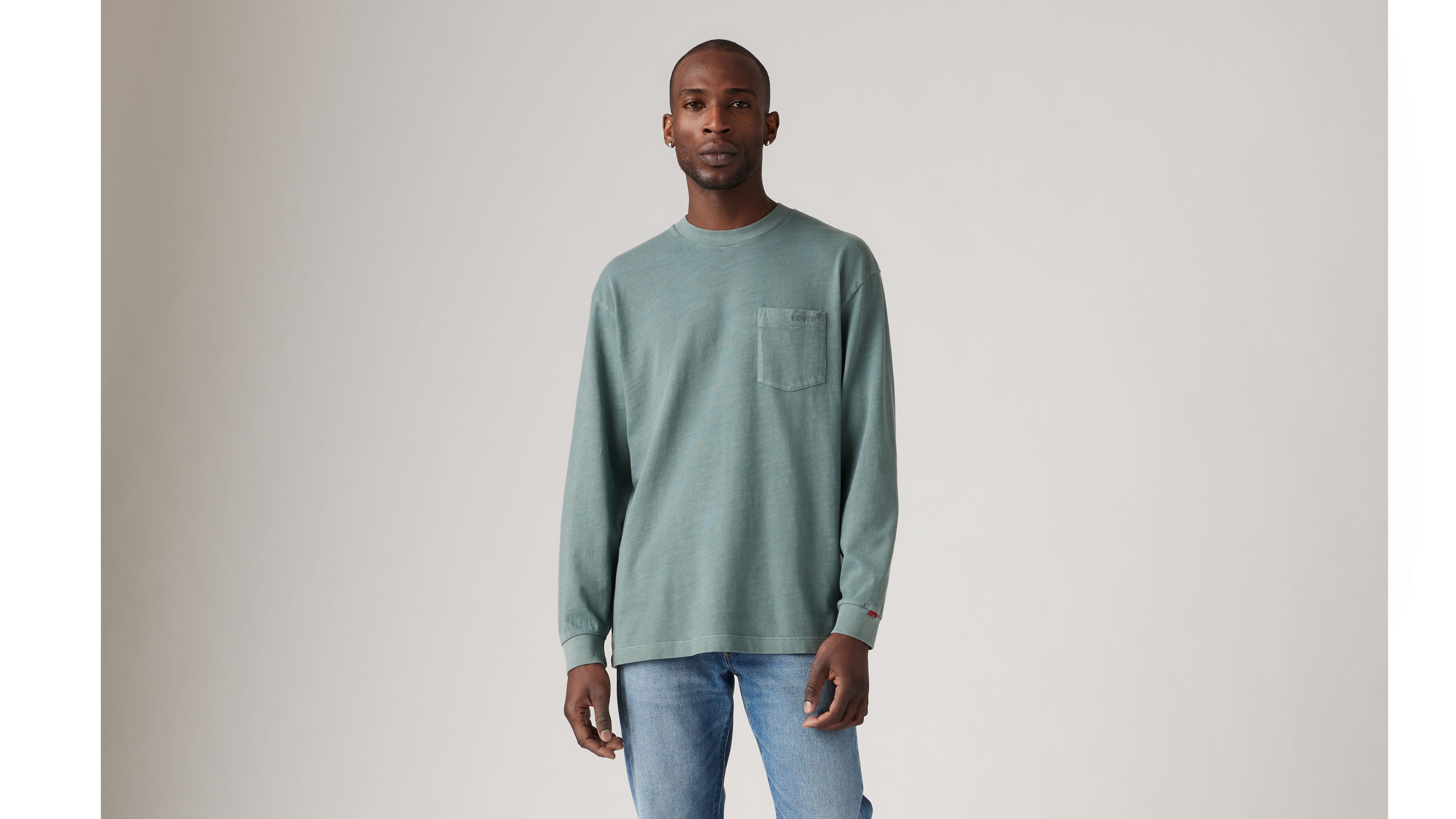 Camiseta de manga larga y un bolsillo Authentic 2